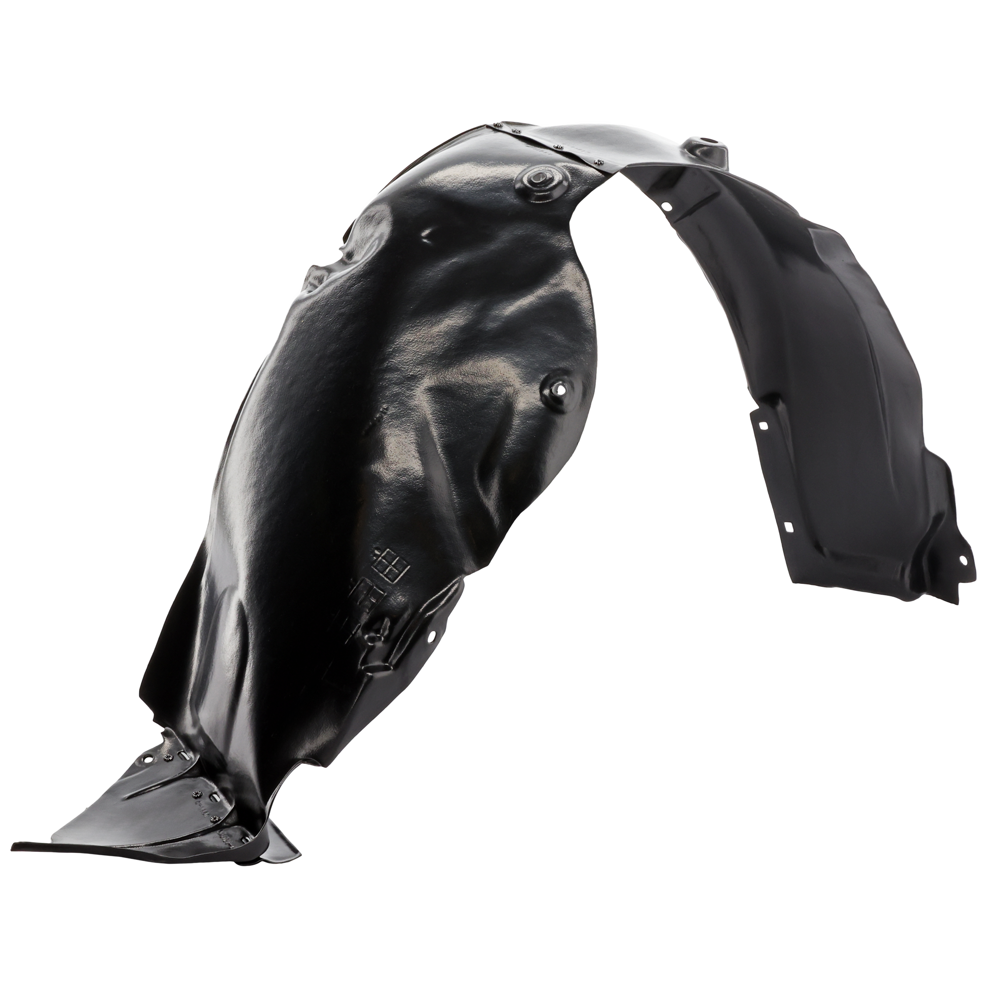 AM VELOSTER 12-13 FRONT FENDER LINER RH To 4-30-13 w o Turbo SKU REPH222305 Partslink HY1249155 OEM 868122V000