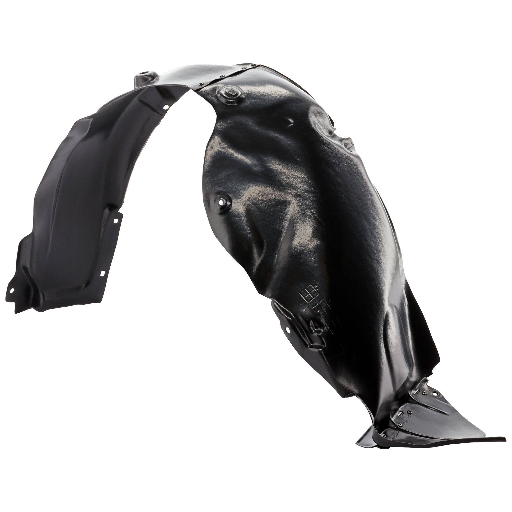 AM VELOSTER 12-13 FRONT FENDER LINER LH To 4-30-13 w o Turbo SKU REPH222306 Partslink HY1248155 OEM 868112V000
