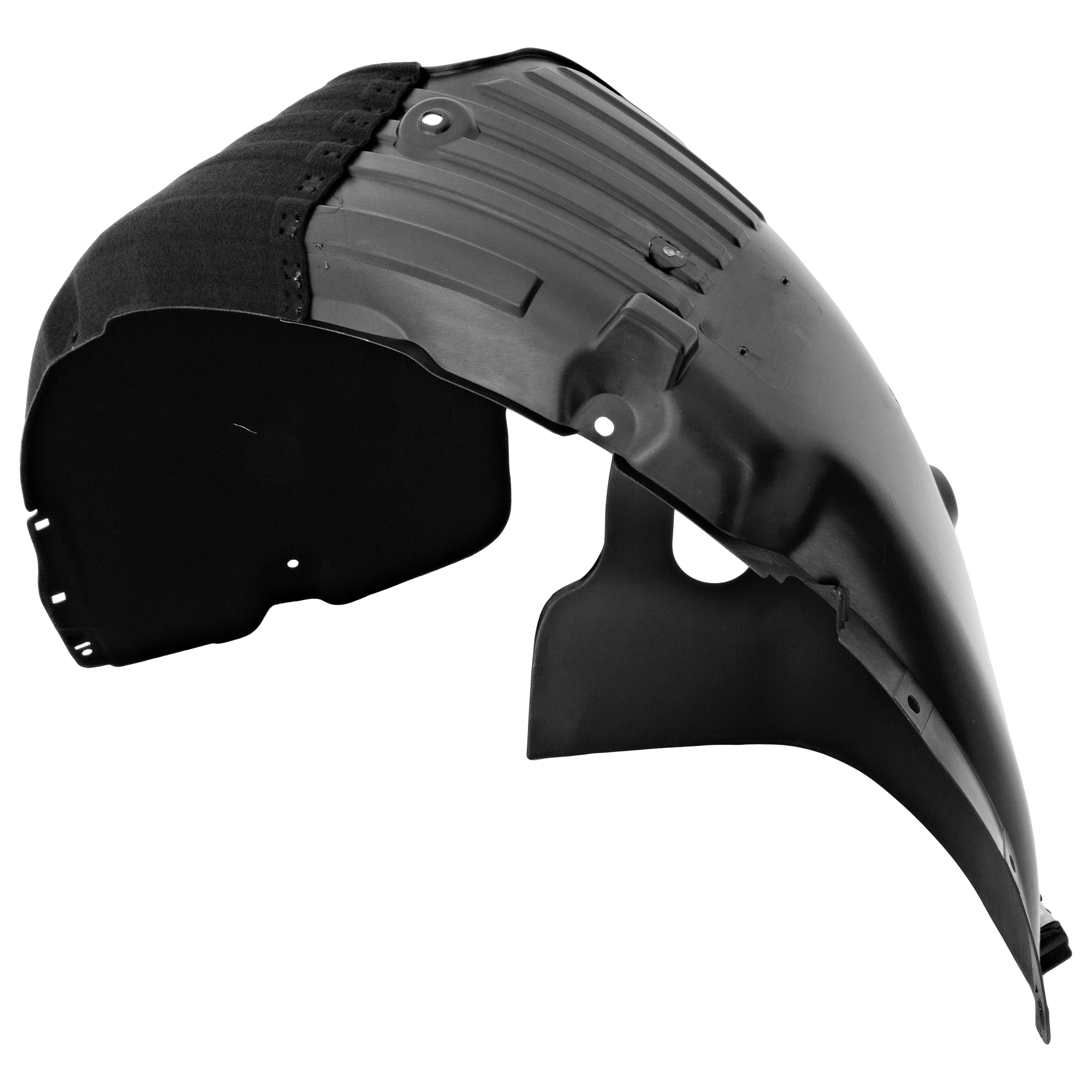 AM SONATA 15-17 FRONT FENDER LINER RH Exc. Limited 2.4L Eng Sport Ultimate Hybrid Models SKU REPH222307 Partslink HY1249154 OEM 86812C2000