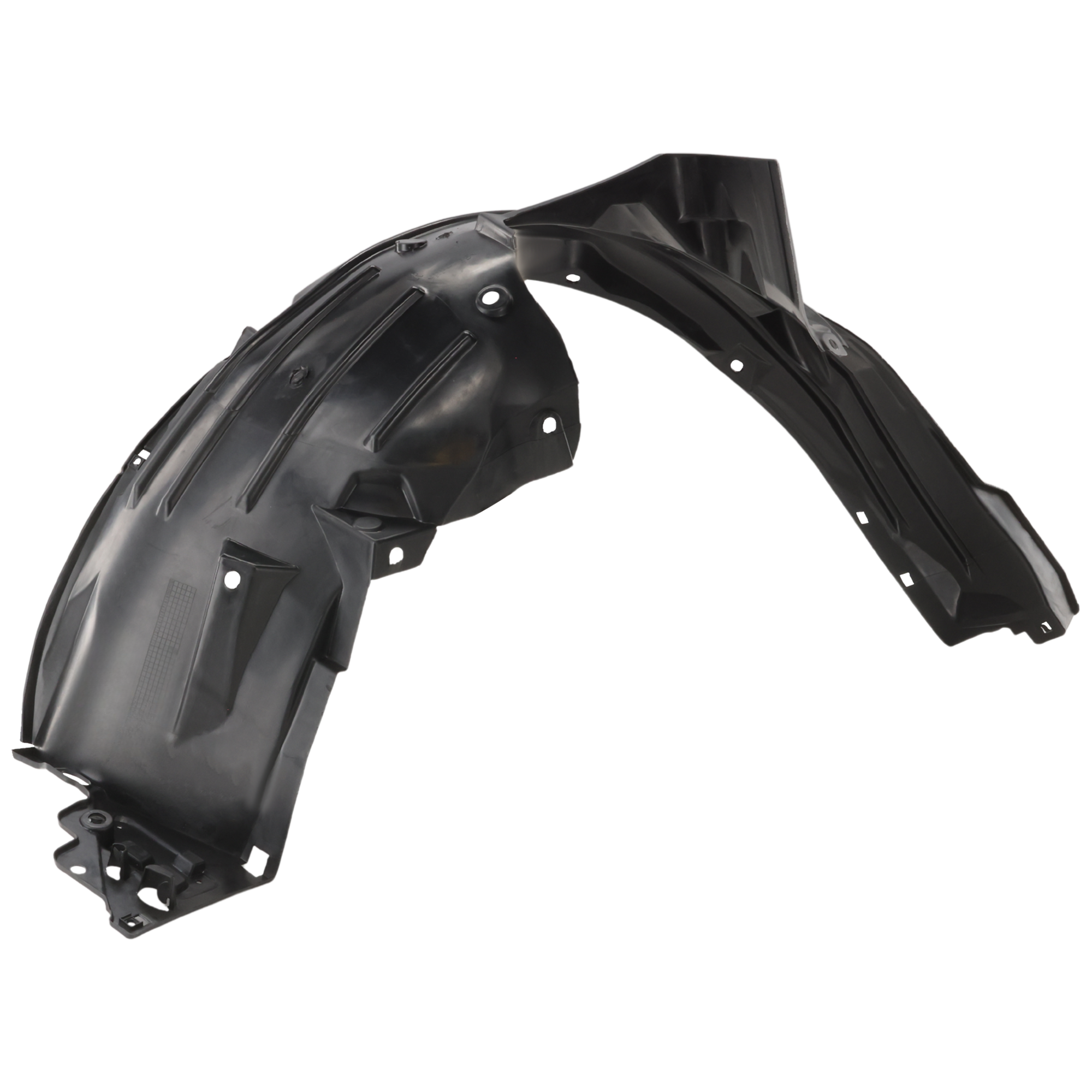 AM FIT 15-17 FRONT FENDER LINER RH Polyethylene Thermo Form w Bracket SKU REPH222315 Partslink HO1249159 OEM 74100T5A000