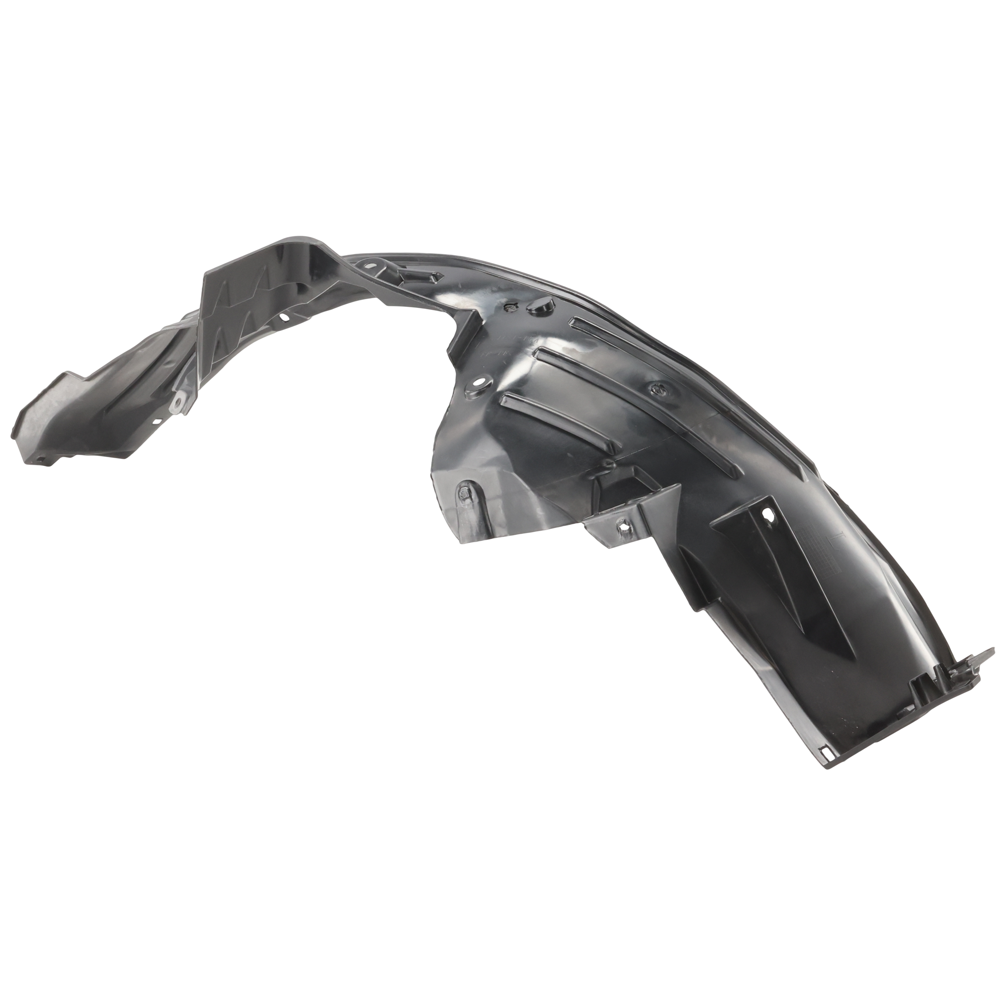 AM FIT 15-17 FRONT FENDER LINER LH Polyethylene Thermo Form w Bracket SKU REPH222316 Partslink HO1248159 OEM 74150T5A000