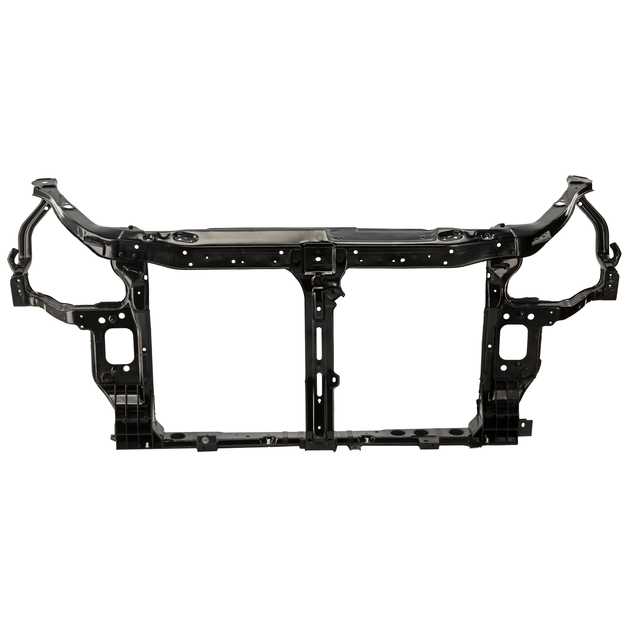 AM SONATA 11-14 RADIATOR SUPPORT Plastic with Steel 2.4L Eng Exc. Hybrid Models SKU REPH250125 Partslink HY1225167 OEM 641013Q001