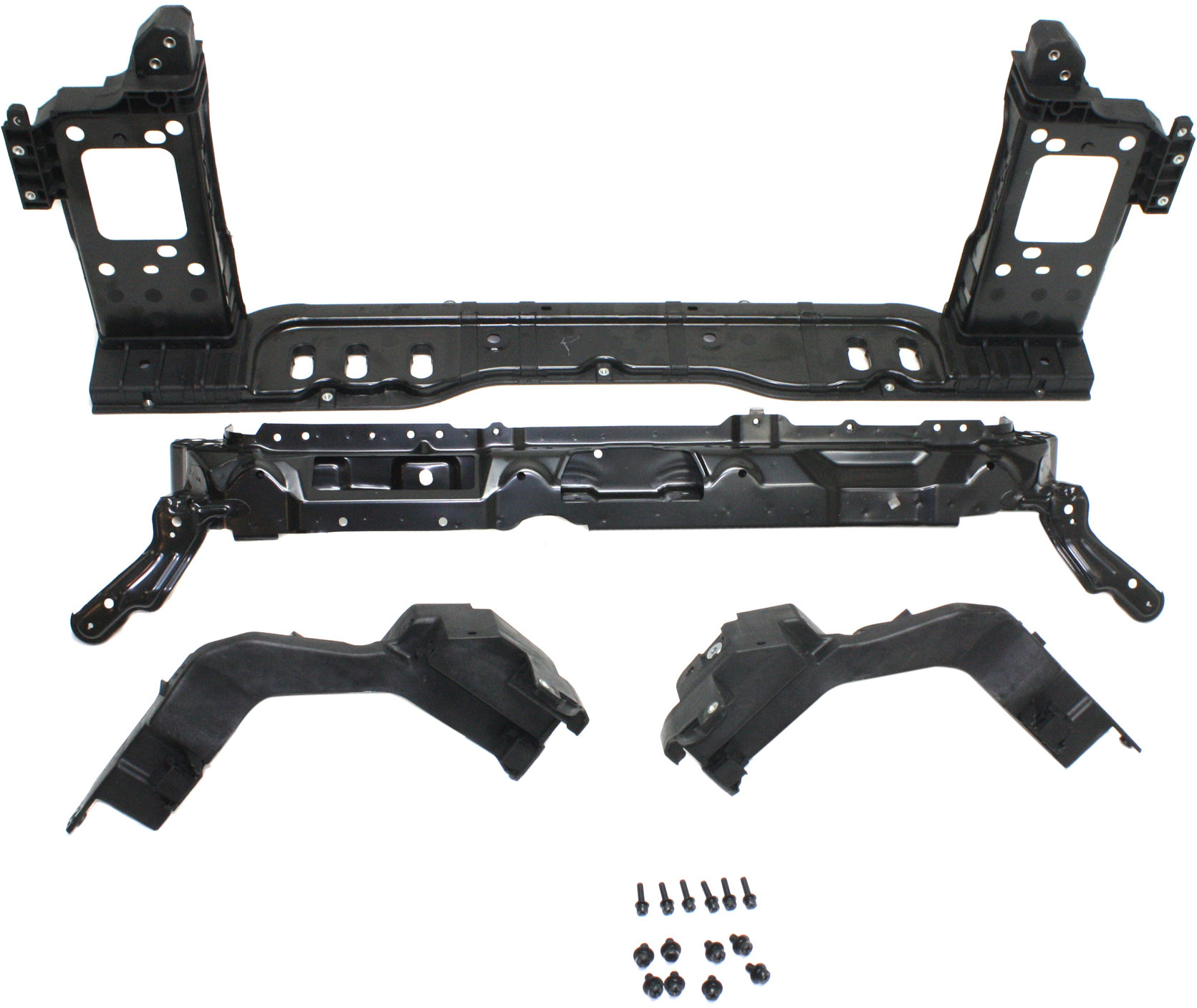 AM ELANTRA GT 13-14 RADIATOR SUPPORT Plastic with Steel To 11-1-13 SKU REPH250127 Partslink HY1225173 OEM 64101A5000