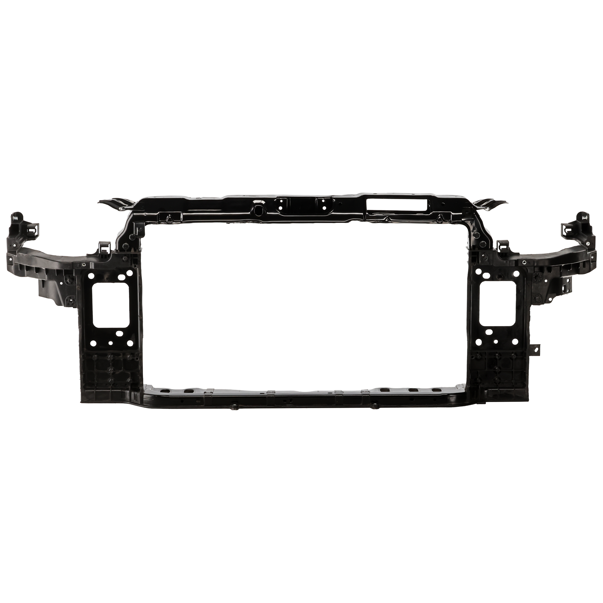 AM ELANTRA 14-16 RADIATOR SUPPORT Assembly Sedan Plastic with Steel Korea Built From 11-1-13 CAPA SKU REPH250137Q Partslink HY1225180C OEM 641013X003