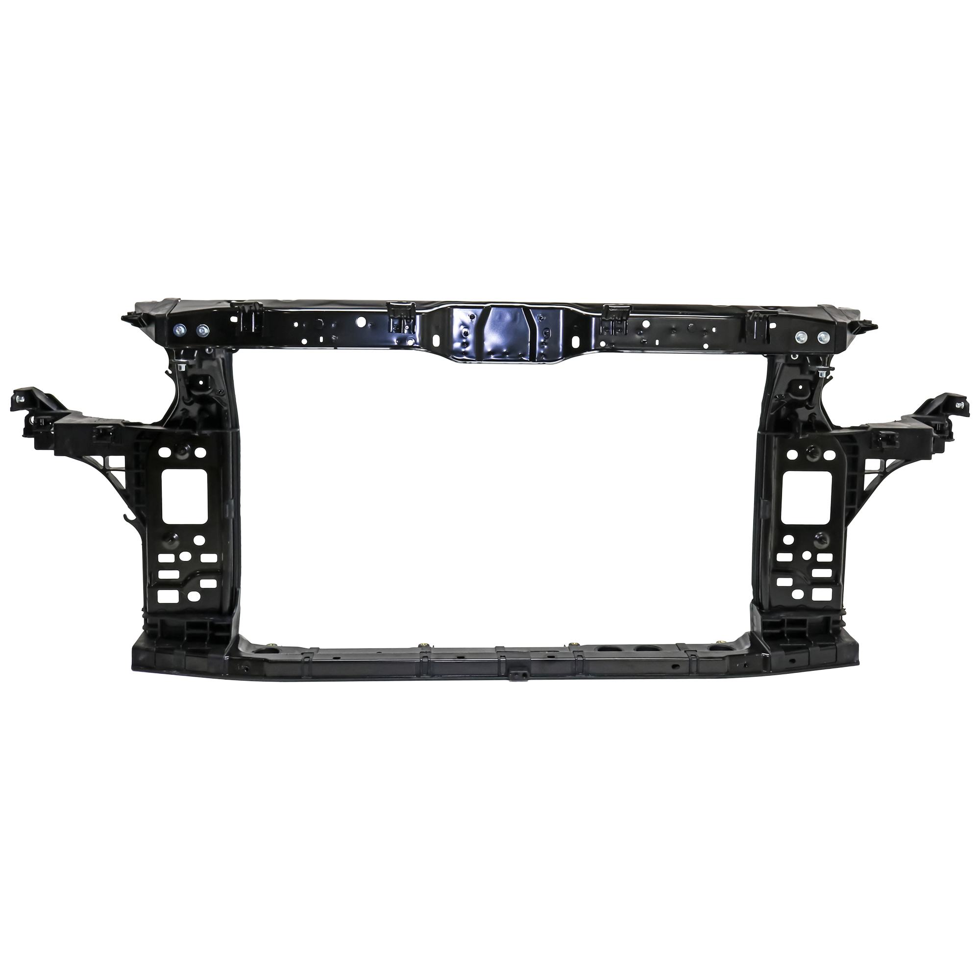 AM SONATA 15-17 RADIATOR SUPPORT Assembly Plastic w Steel Exc. Hybrid Model From 4-14 To 6-17 SKU REPH250142 Partslink HY1225179 OEM 64101C2000
