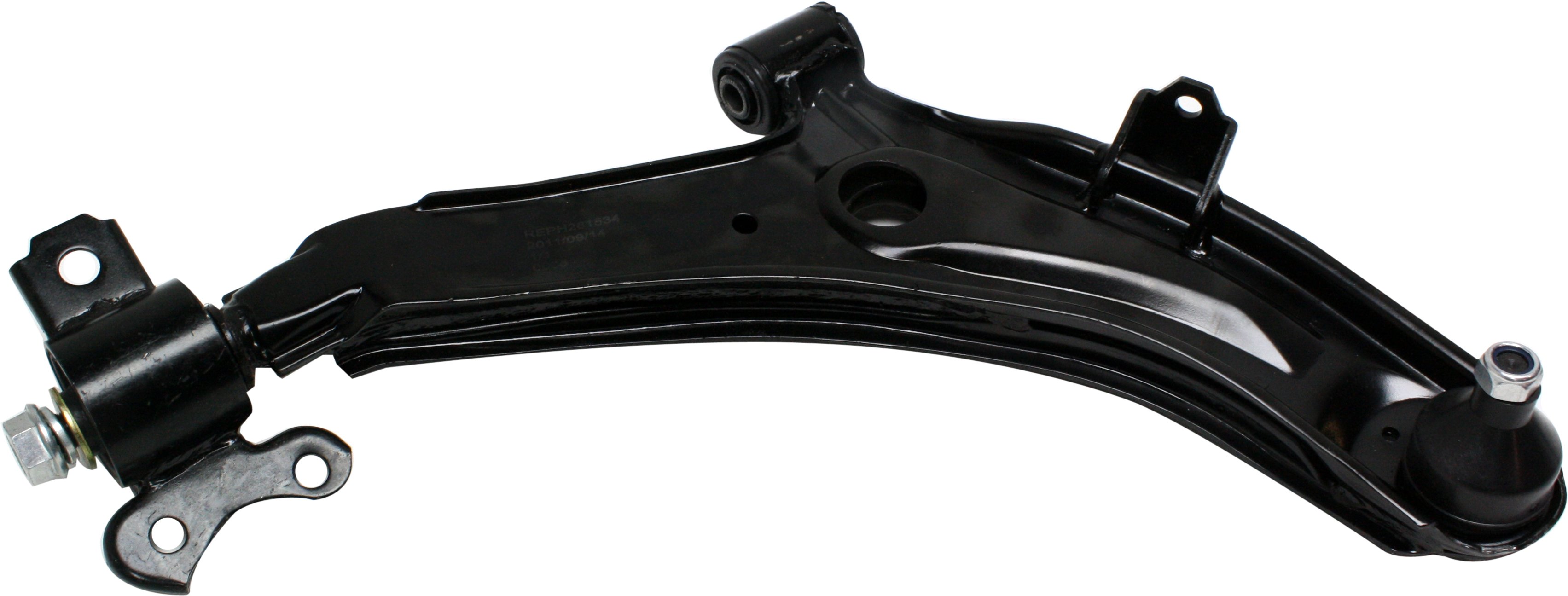 AM ELANTRA 96-00 TIBURON 97-01 FRONT CONTROL ARM RH Lower with Ball Joint and Bushing SKU REPH281534 OEM 5450129000