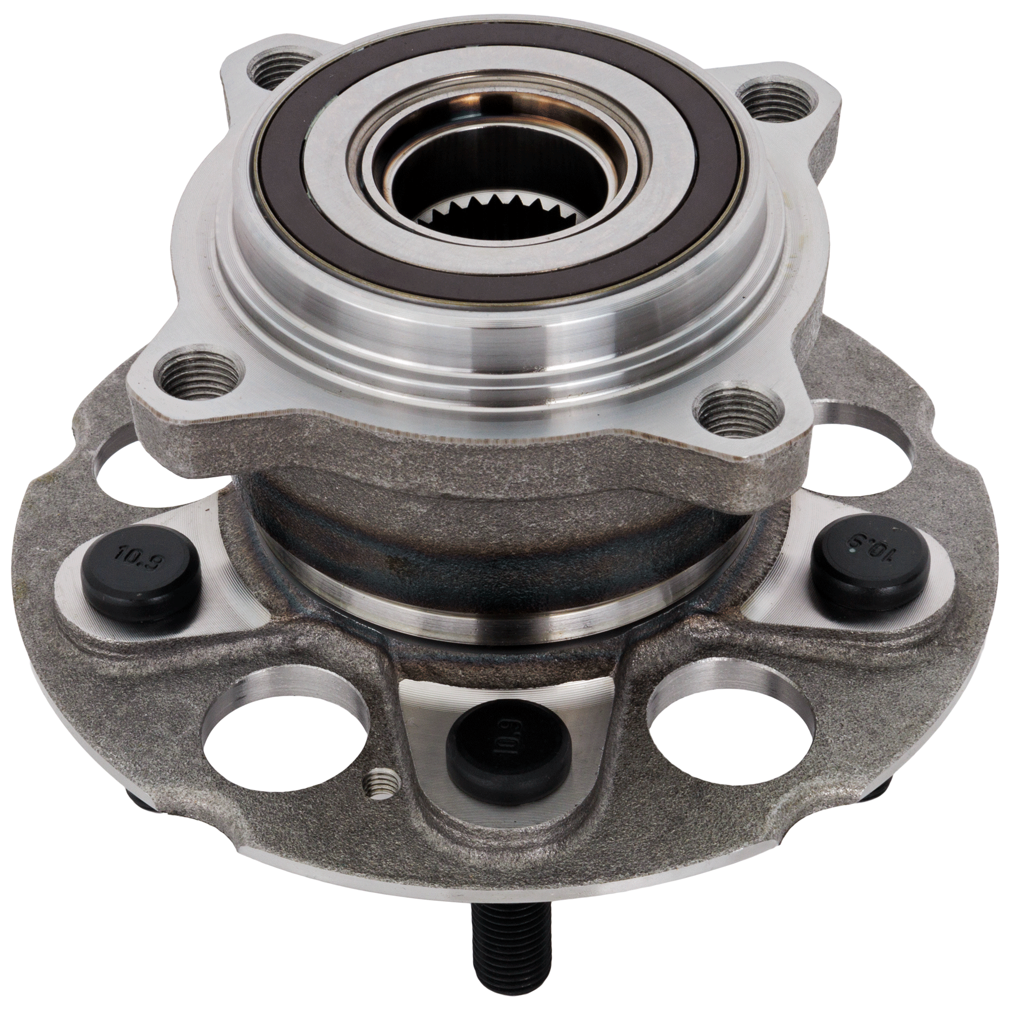 AM CR V 07-11 RDX 07-13 RDX 16-18 REAR HUB ASSEMBLY RH=LH 5 Studs Driven 5 x 114.3 mm Bolt Pattern 4 Bolt Modified Bearing M SKU REPH283716 OEM 42200STK951
