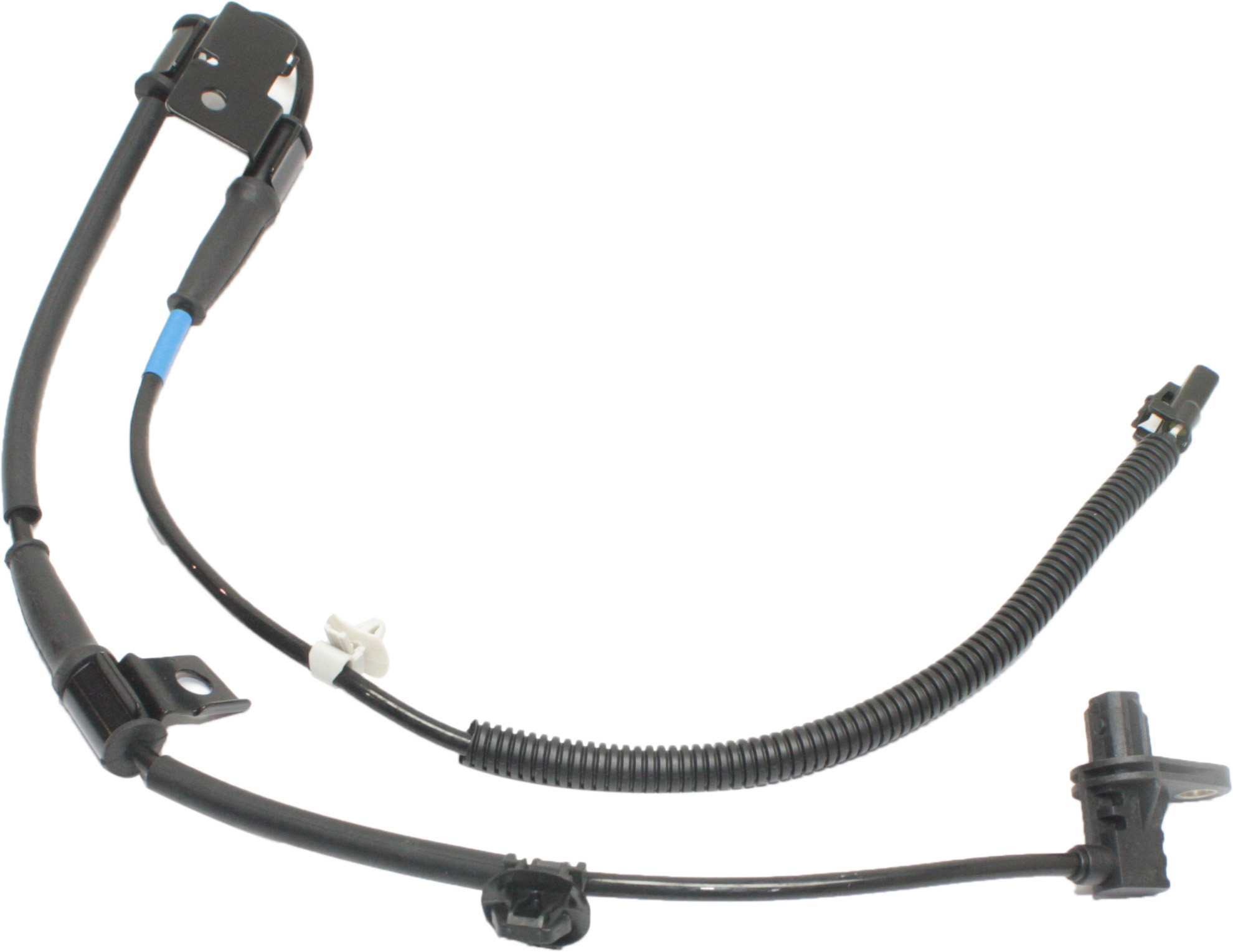 AM ELANTRA 06-09-11-12 FRONT ABS SPEED SENSOR RH 2 Female Terminals Blade Type Spindle Mounted SKU REPH310821