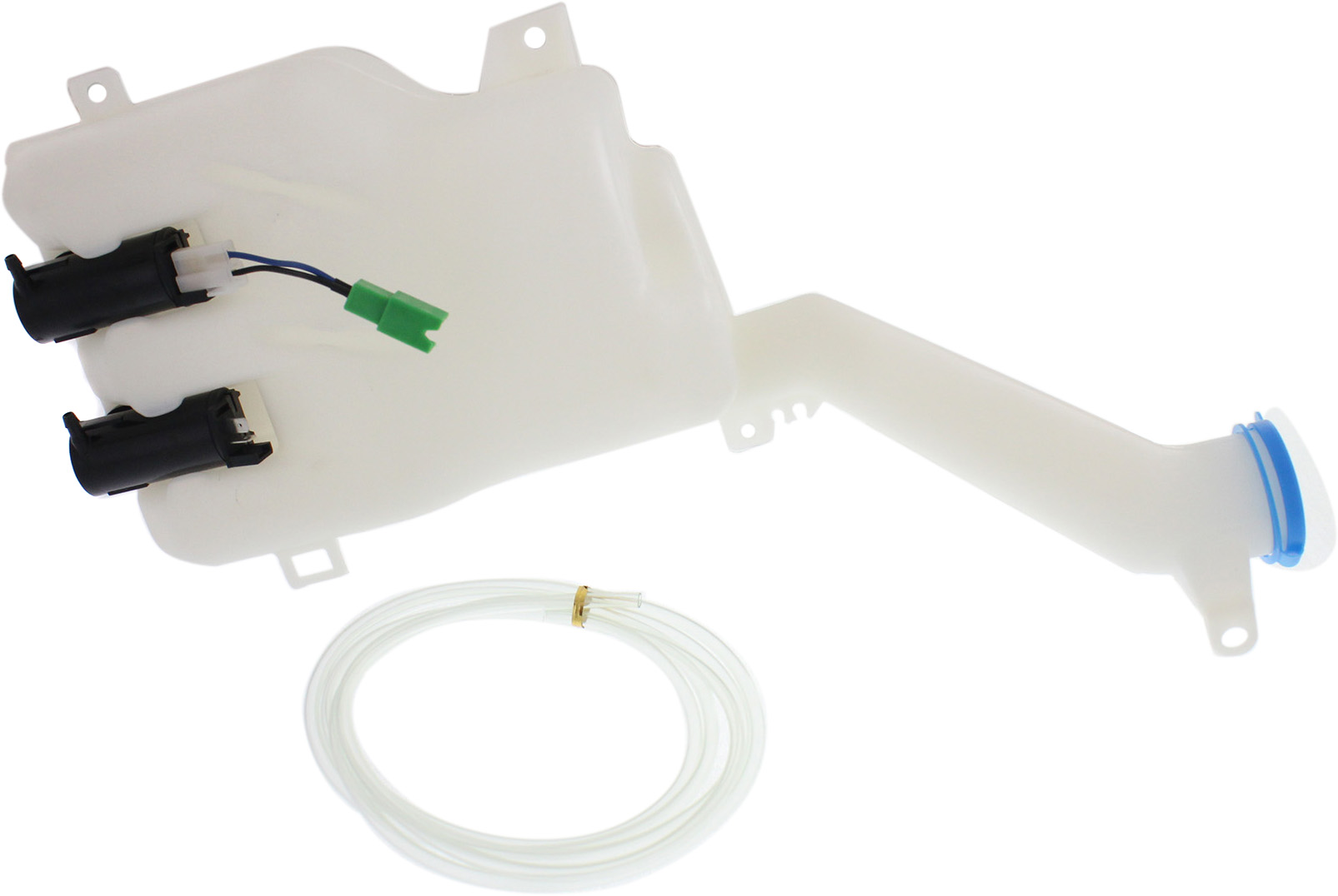 AM CIVIC 96-00 WASHER RESERVOIR Assy w Dual Pump and Cap Hatchback DX Model USA Built Vehicle SKU REPH370545 Partslink HO1288164 OEM 76840S00C03 PFM