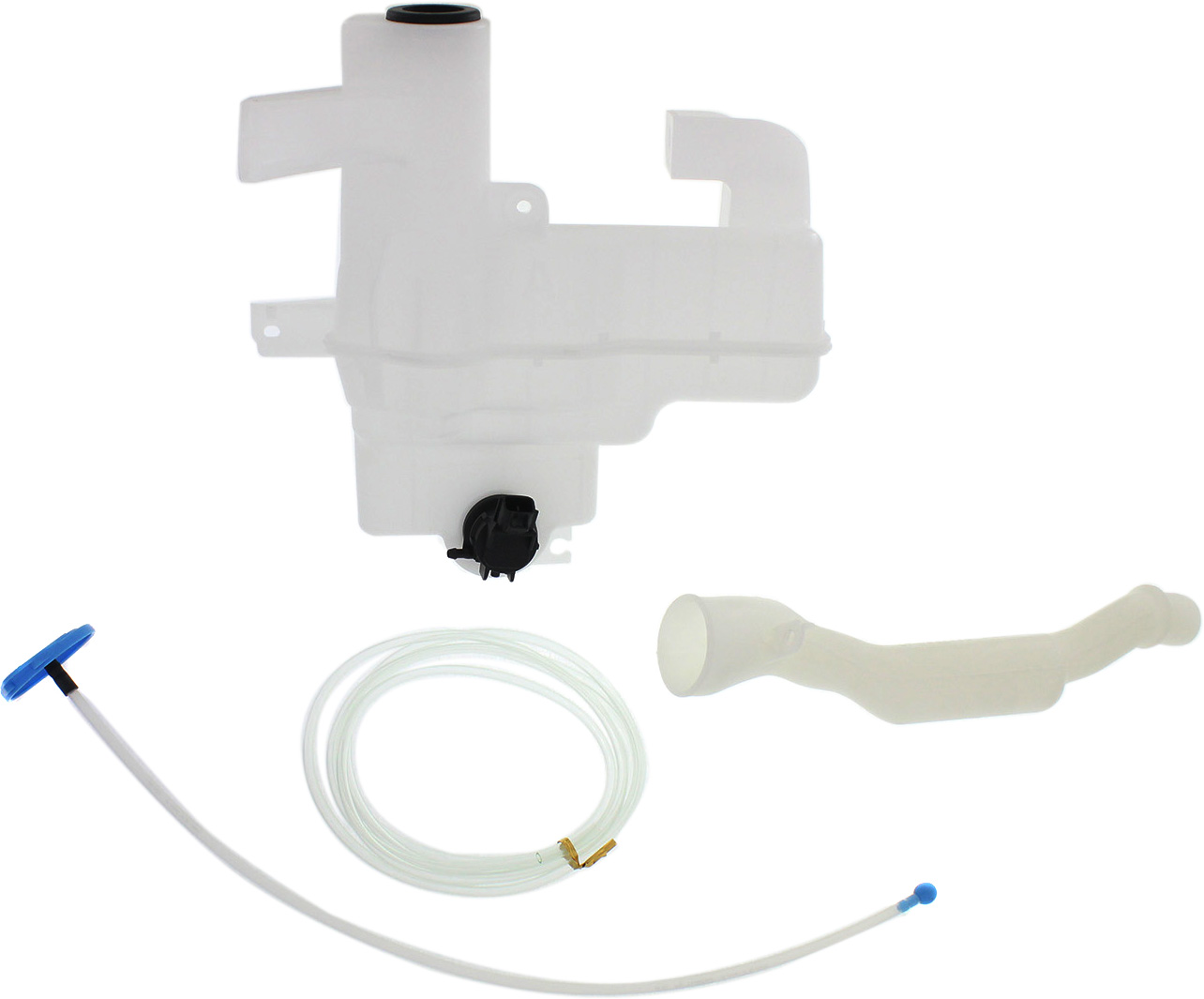 AM CIVIC 13-15 ILX 13-22 WASHER RESERVOIR Assy w Pump Inlet and Cap Civic Hybrid Model SKU REPH370546 Partslink HO1288168 OEM 76841TR3A01 PFM