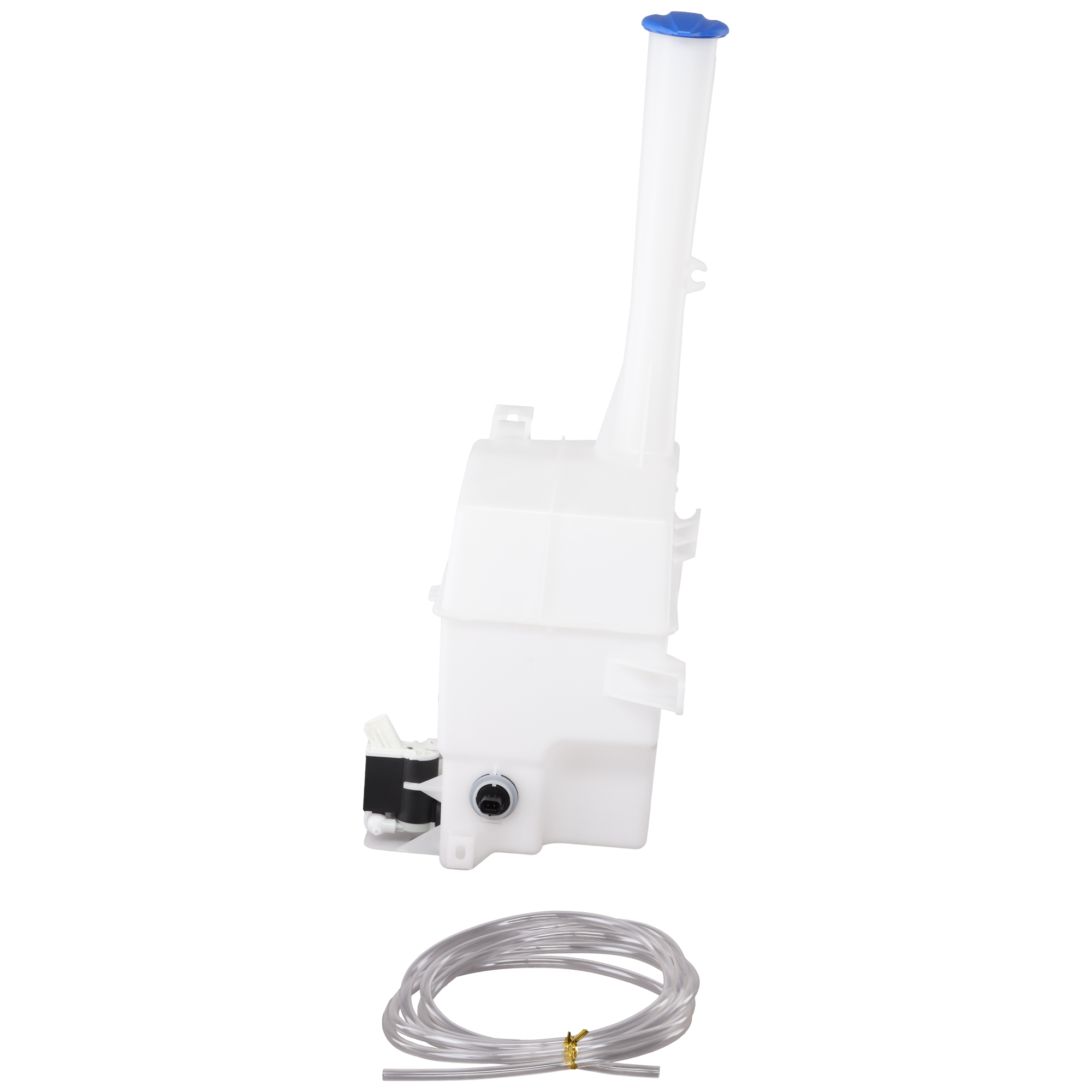 AM SANTA FE 13-16 WASHER RESERVOIR Assy w Pump Cap and Sensor Exc. Sport Model SKU REPH370568 Partslink HY1288126 OEM 986102W000-986202W000 PFM