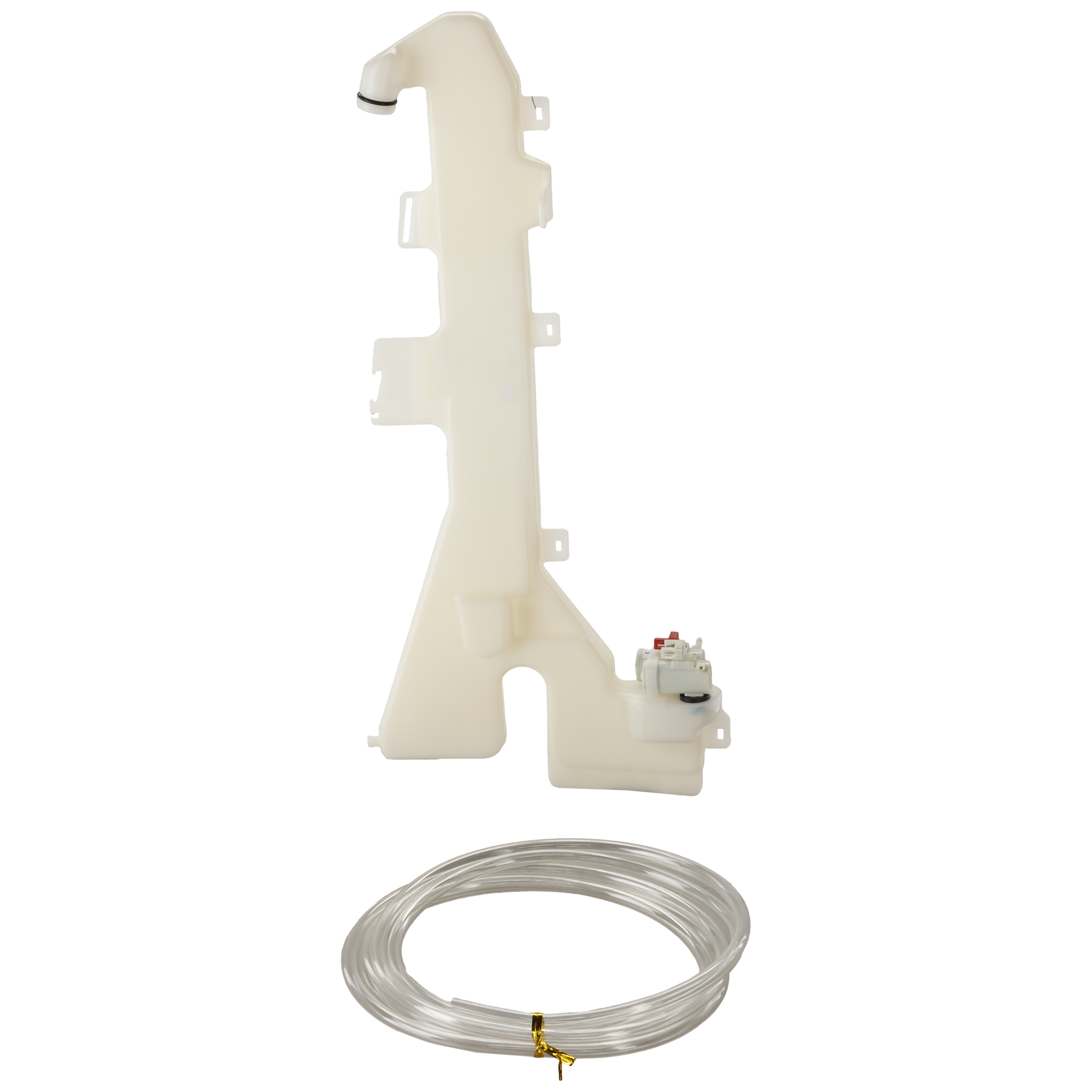 AM CR V 02-06 WASHER RESERVOIR Upper and Lower Tank Assy w Cap 2 Pumps and Inlet Japan Built Vehicle SKU REPH370575 Partslink HO1288206 OEM 76840S9A003 PFM