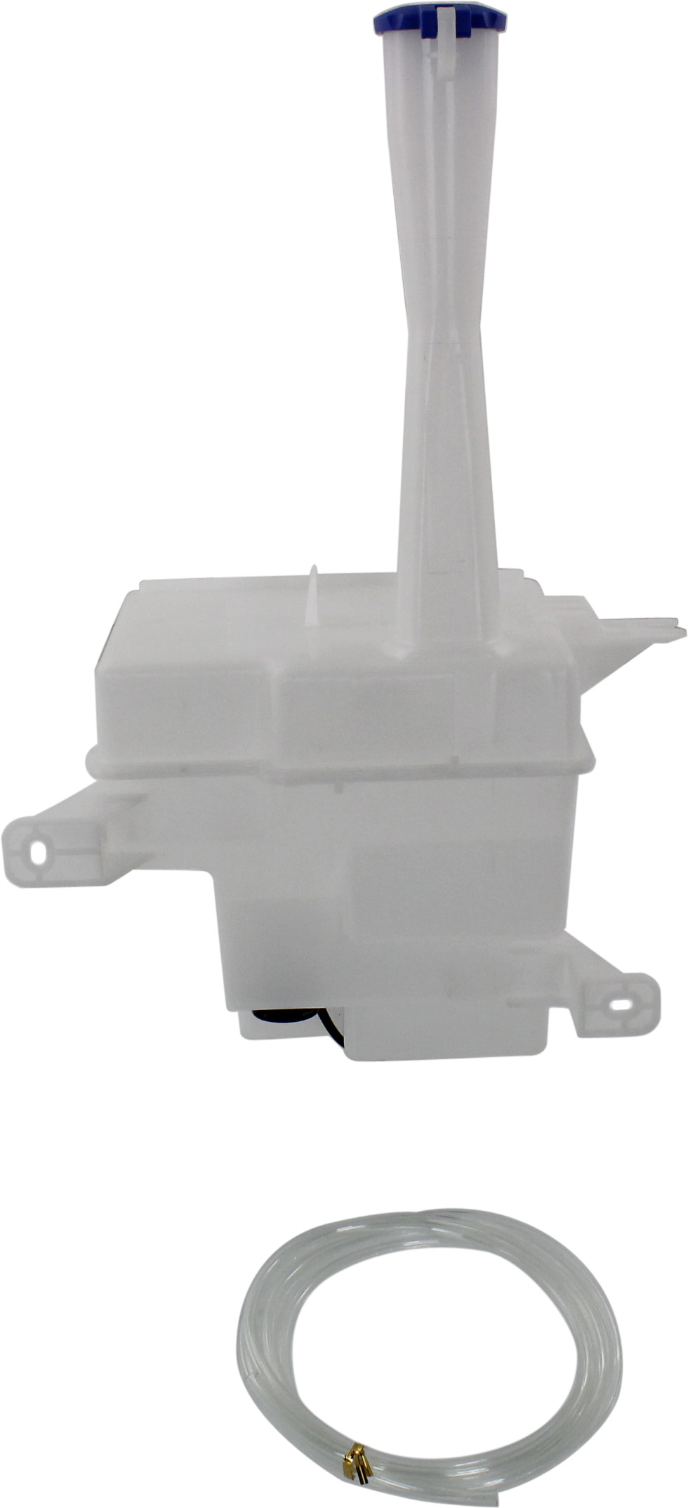AM ELANTRA 07-10 WASHER RESERVOIR Assembly w Pump Cap and Fluid Level Sensor Sedan SKU REPH370576 Partslink HY1288140 OEM 986202H500 PFM