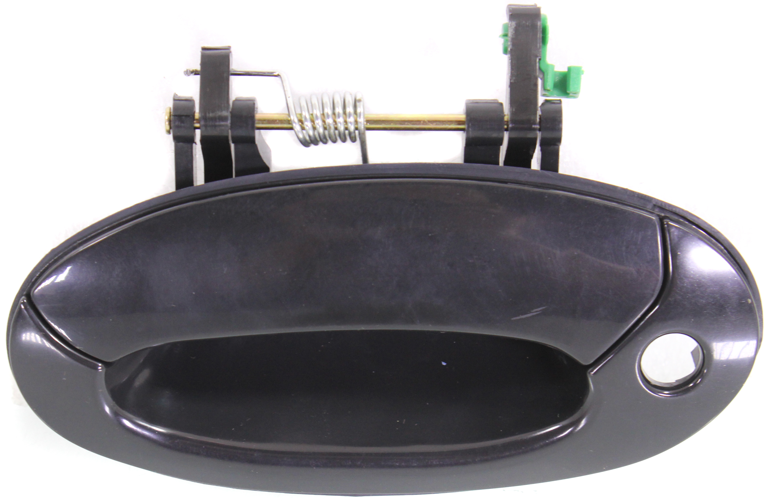 AM ELANTRA 98-00 FRONT EXTERIOR DOOR HANDLE LH Plastic Smooth Black SKU REPH462104 Partslink HY1310107 OEM 8265029002