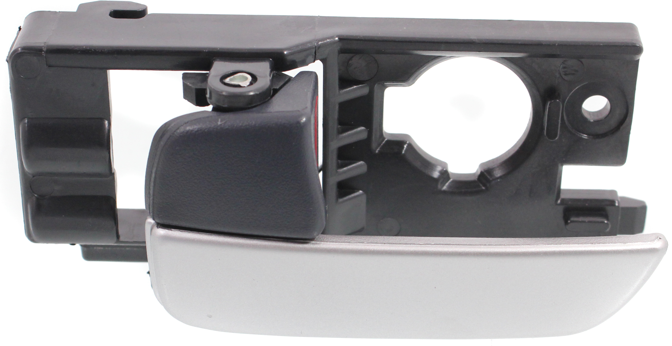 AM ACCENT 06-11 FRONT INTERIOR DOOR HANDLE LH Sliver Lever Beige Knob Hatchback 07-11 Sedan SKU REPH462124 OEM 826101E010FZ