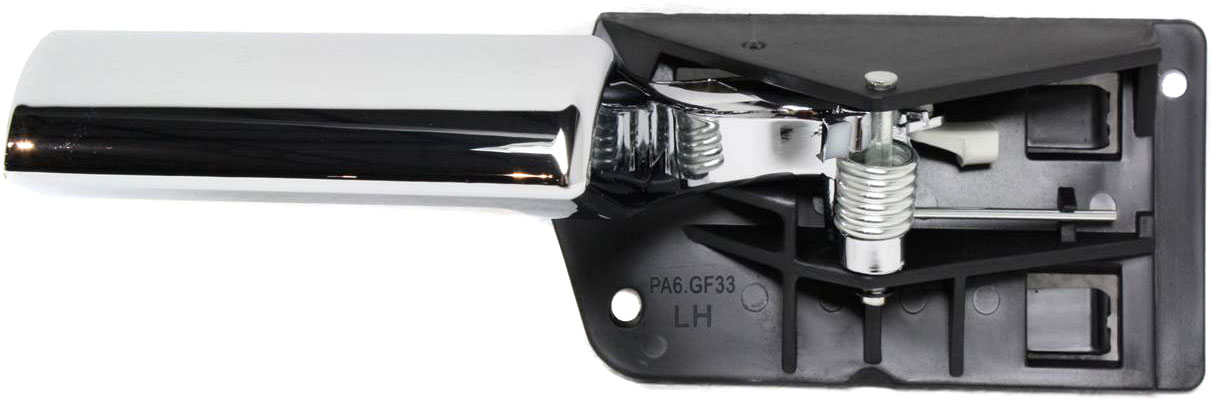 AM H2-03-07 FRONT INTERIOR DOOR HANDLE LH All Chrome w Luxury Package =REAR SKU REPH462128C OEM 15130013