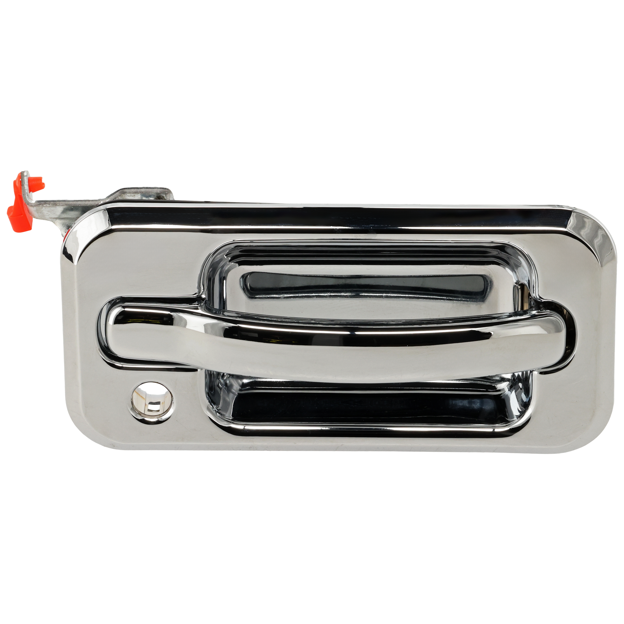AM H2-03-09 FRONT EXTERIOR DOOR HANDLE RH All Chrome w Keyhole SKU REPH462133C OEM 15104793 PFM