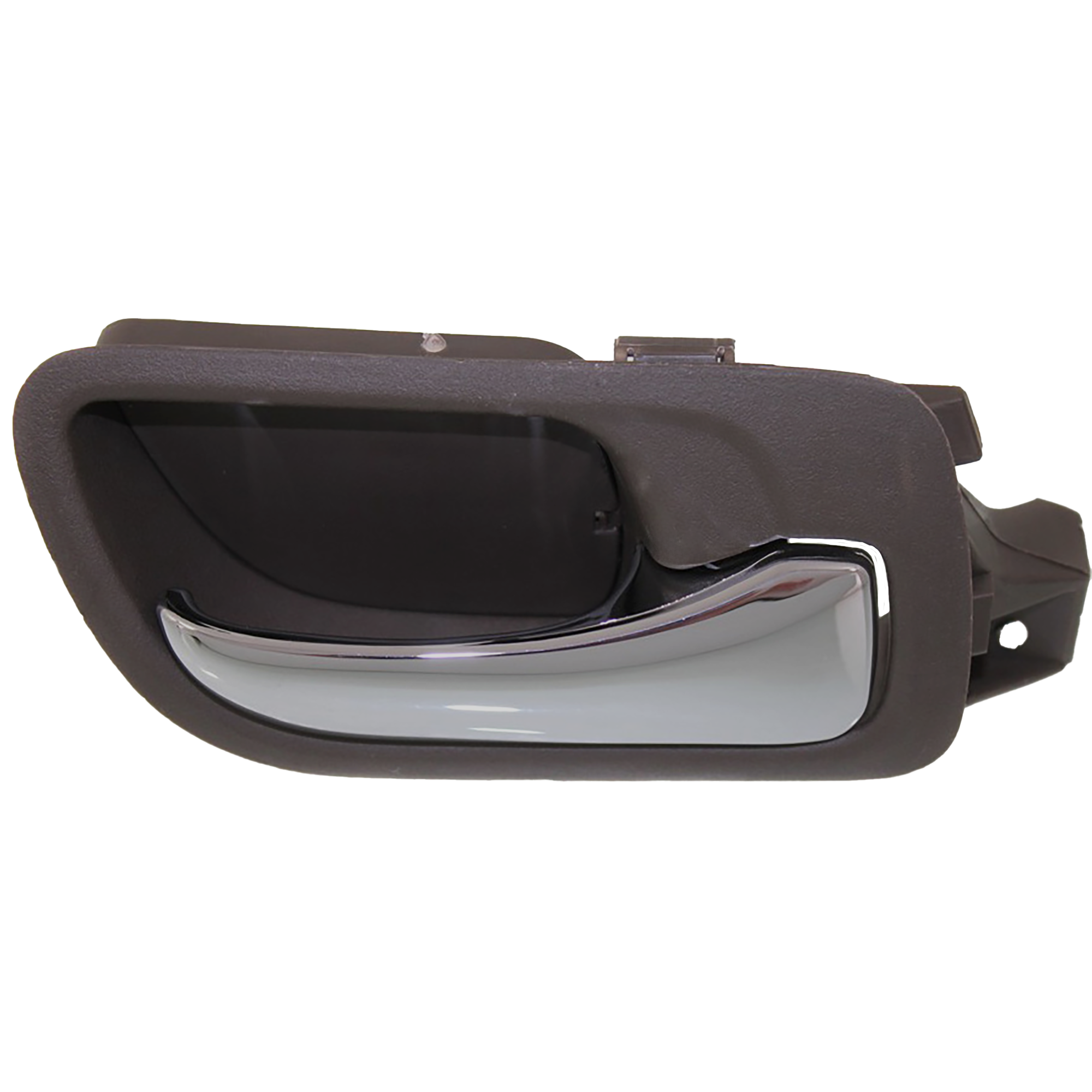 AM ACCORD 03-07 FRONT INTERIOR DOOR HANDLE RH Chrome Lever + Brown Taupe Bezel Plastic Sedan SKU REPH462301 Partslink HO1353131 OEM 72120SDAA02ZD