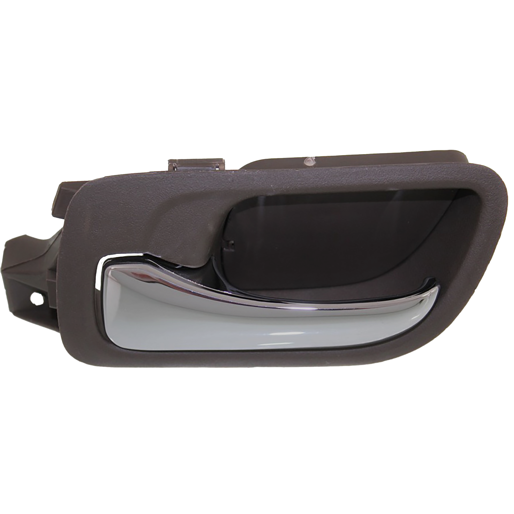 AM ACCORD 03-07 FRONT INTERIOR DOOR HANDLE LH Chrome Lever + Brown Taupe Bezel Plastic Sedan SKU REPH462302 Partslink HO1352131 OEM 72160SDAA02ZD