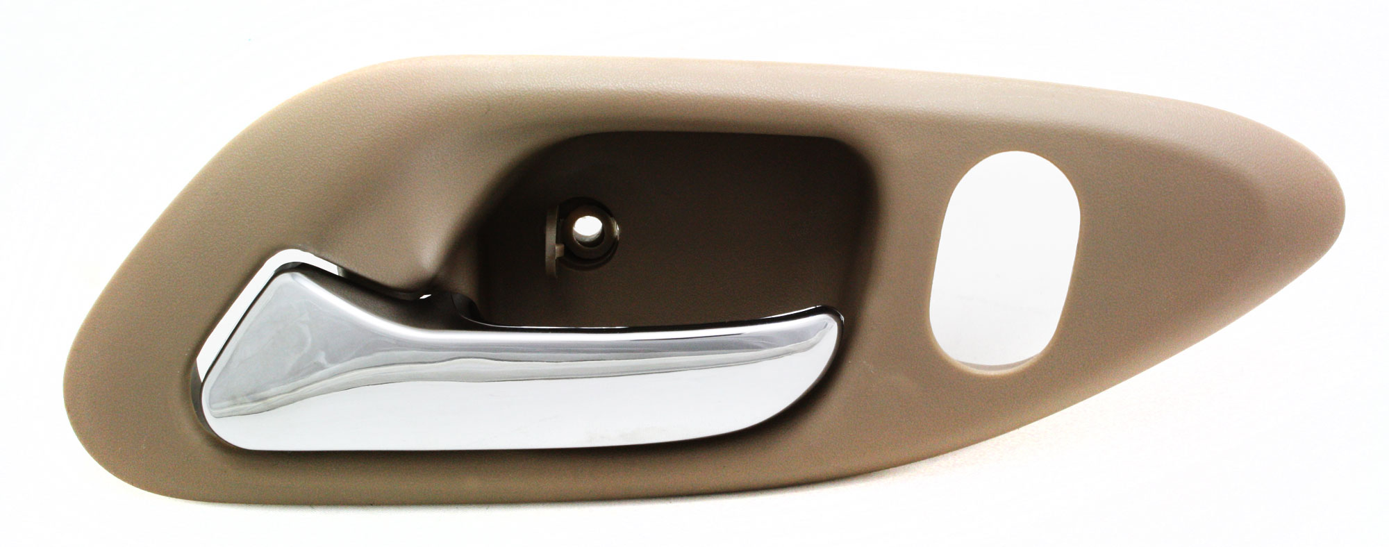AM ACCORD 98-02 FRONT INTERIOR DOOR HANDLE LH Chrome Beige Coupe SKU REPH462306 Partslink HO1352122 OEM 72165S82A01ZC