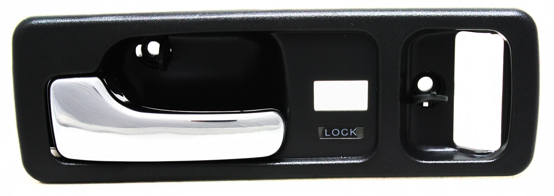 AM ACCORD 90-93 FRONT INTERIOR DOOR HANDLE LH Chrome + Gray w Power Lock USA Built Coupe SKU REPH462336 OEM 72165SM20030