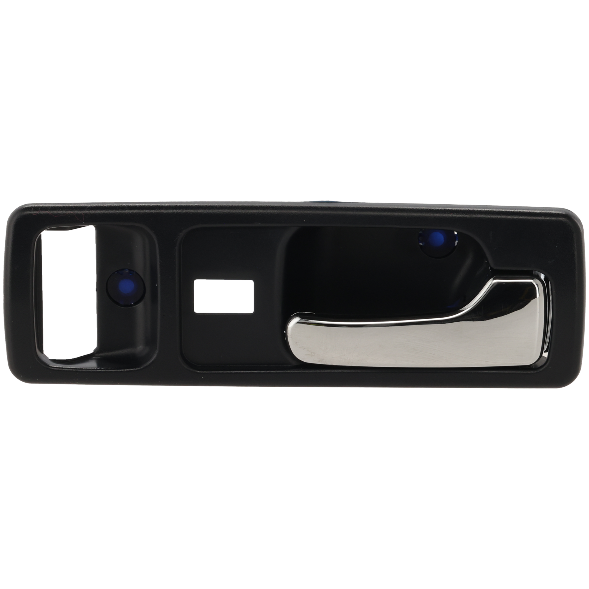 AM ACCORD 90-93 FRONT INTERIOR DOOR HANDLE RH Chrome Lever Dark Blue w Power Lock USA Built Coupe SKU REPH462337 OEM 72125SM2013ZB