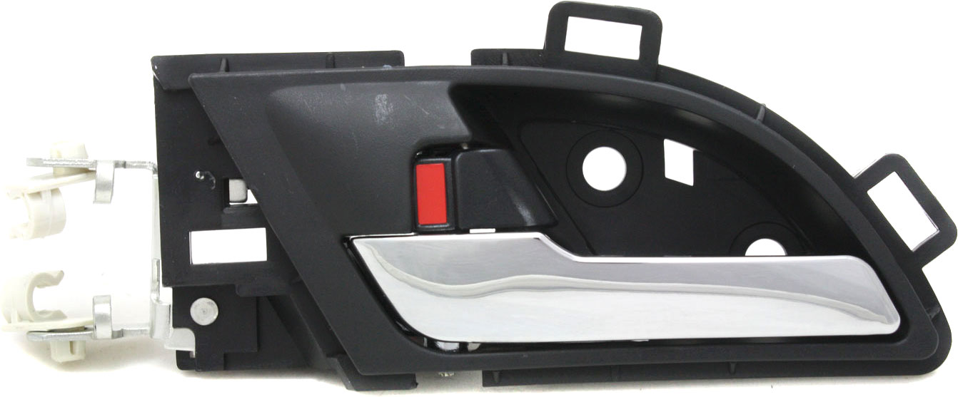 AM CR V 07-11 FRONT INTERIOR DOOR HANDLE LH Black Bezel Chrome Lever Japan Mexico USA Built =REAR SKU REPH462352 Partslink HO1352126 OEM 72160SWAA01ZA