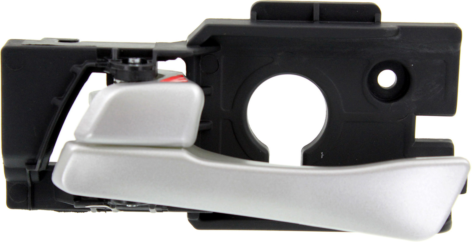 AM ACCENT 12-17 FRONT INTERIOR DOOR HANDLE LH High Gloss finish Silver Hatchback Sedan SKU REPH462358 Partslink HY1352140 OEM 826101R000S4