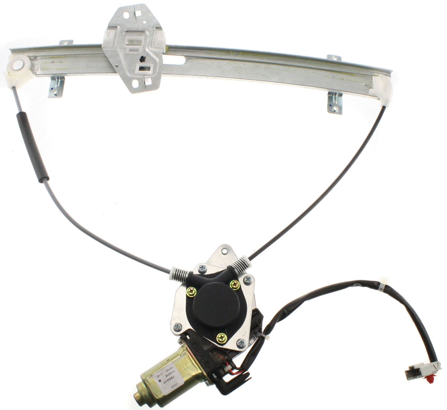 AM CIVIC 01-05 FRONT WINDOW REGULATOR LH Power w Motor Coupe Exc. Si Models SKU REPH462906 Partslink HO1350124 OEM 72250S5PA03