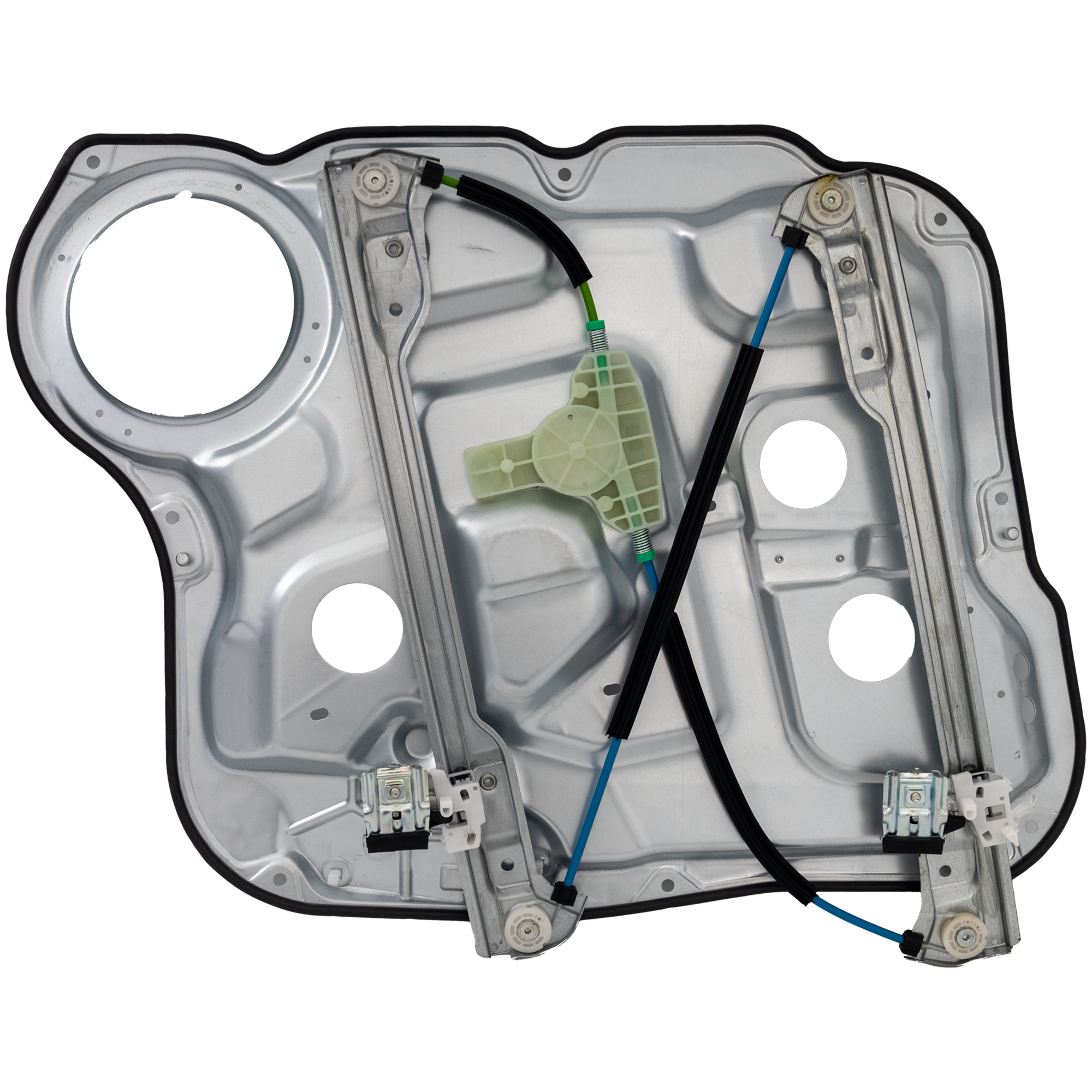 AM SANTA FE 07-09 FRONT WINDOW REGULATOR RH Carrier Module Power w o Motor SKU REPH462969 Partslink HY1351122 OEM 824812B000