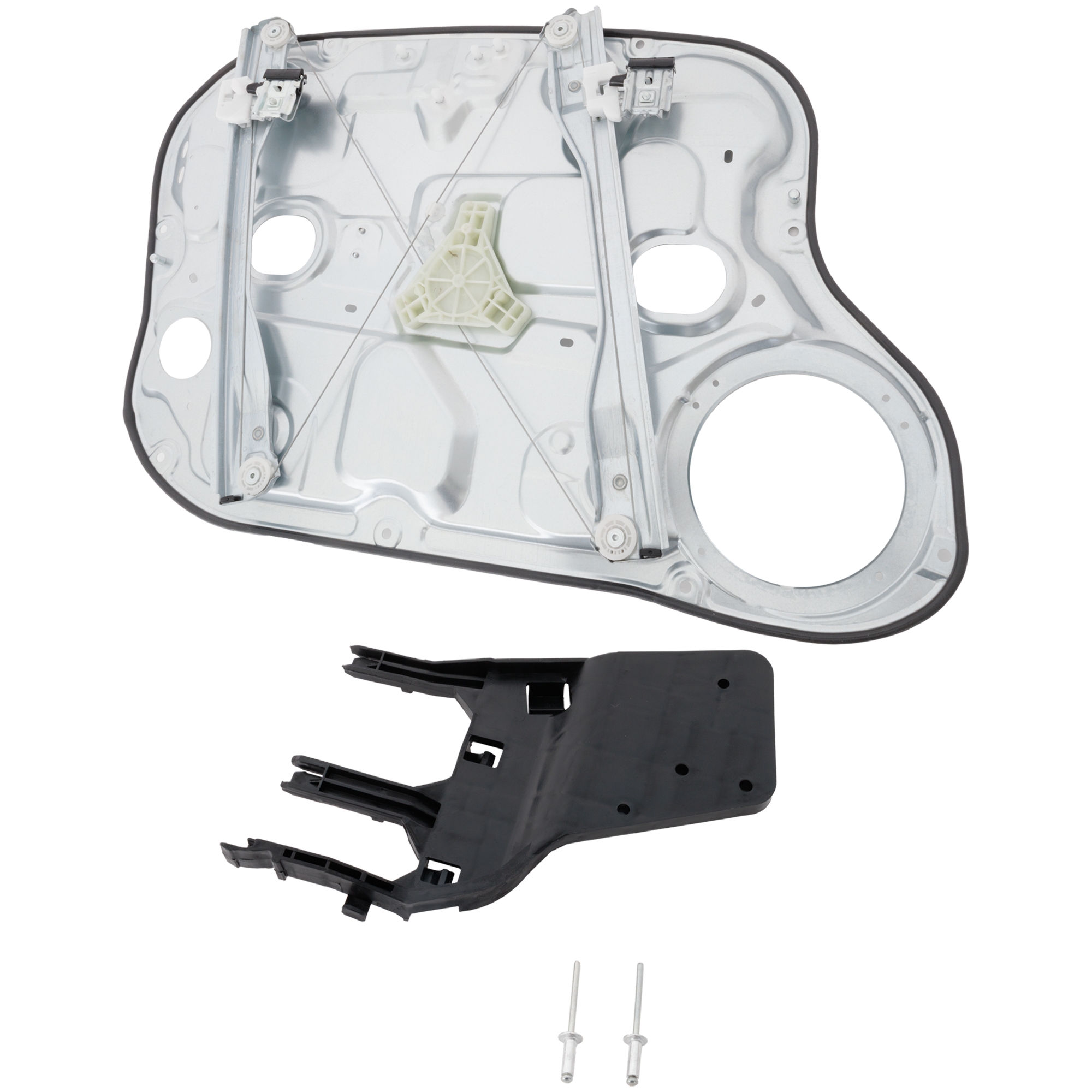 AM ELANTRA 07-09 FRONT WINDOW REGULATOR RH Power w o Motor Door Module Sedan SKU REPH462977 Partslink HY1351121 OEM 824812H000