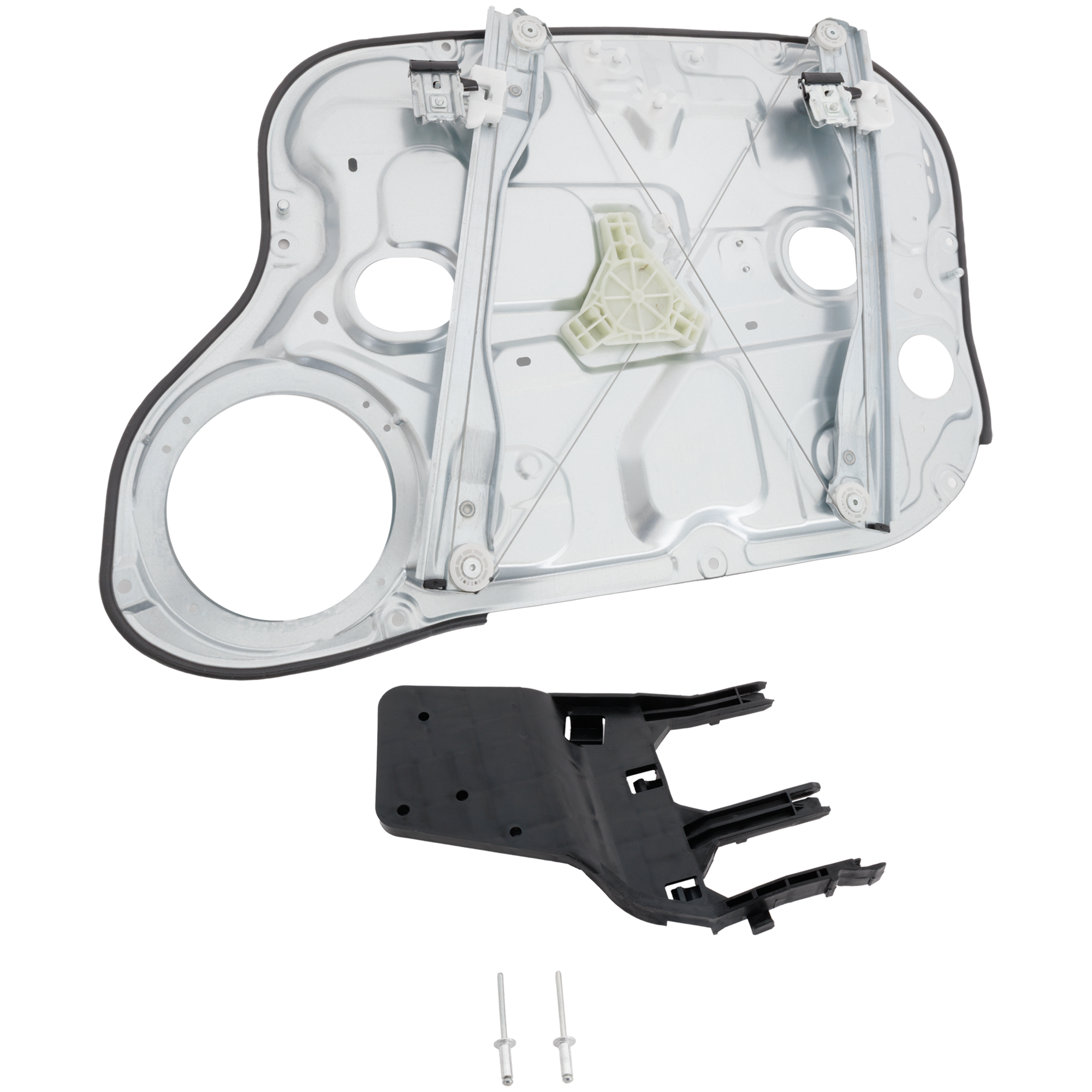 AM ELANTRA 07-09 FRONT WINDOW REGULATOR LH Power w o Motor Door Module Sedan SKU REPH462978 Partslink HY1350121 OEM 824712H000
