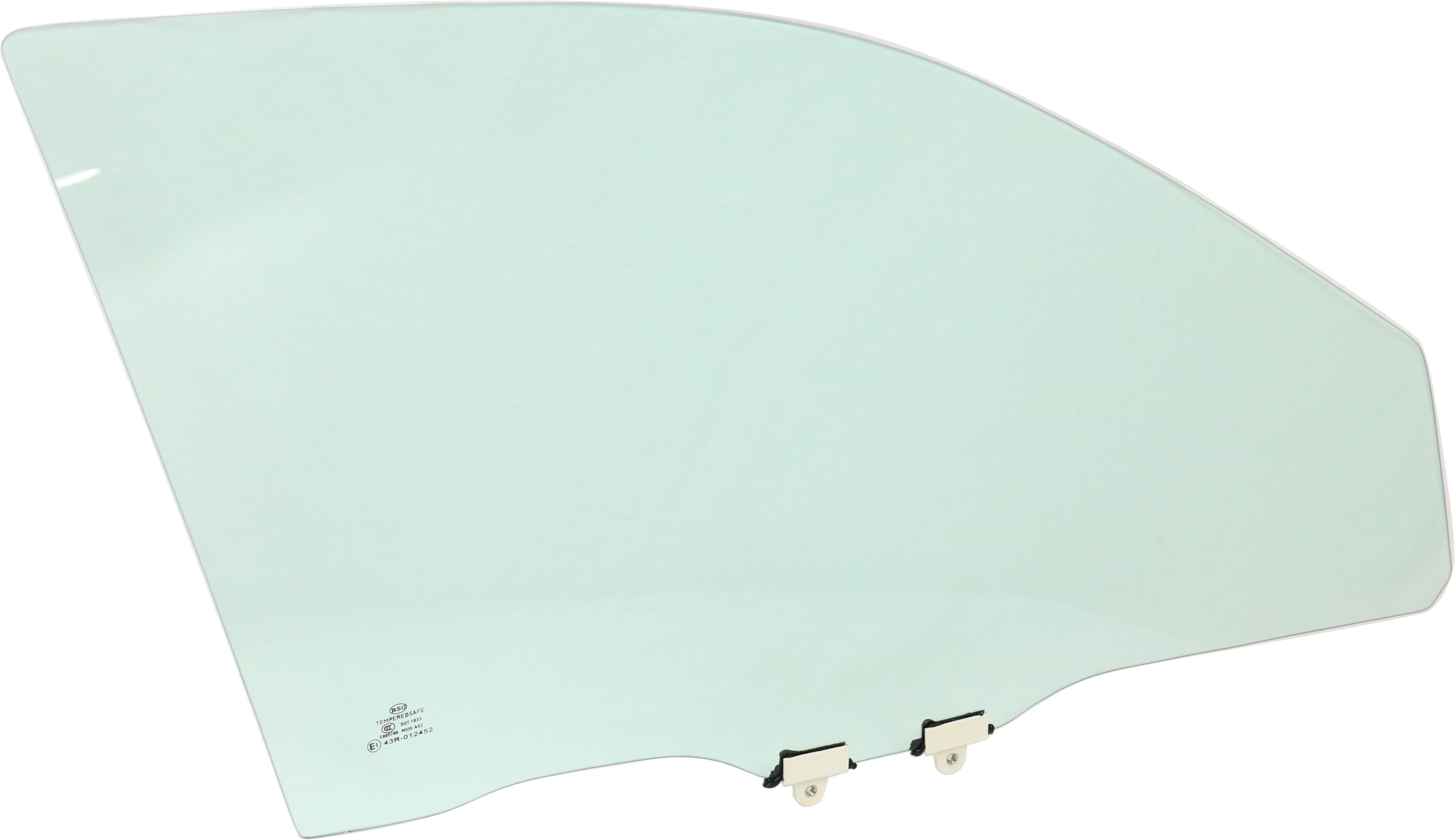 AM HONDA CIVIC 01-05 FRONT DOOR GLASS RH Green Tint w Clips 4 Door Hybrid Sedan Canada USA Built SKU REPH480115 OEM 73300S5D305 FD21060GTYN