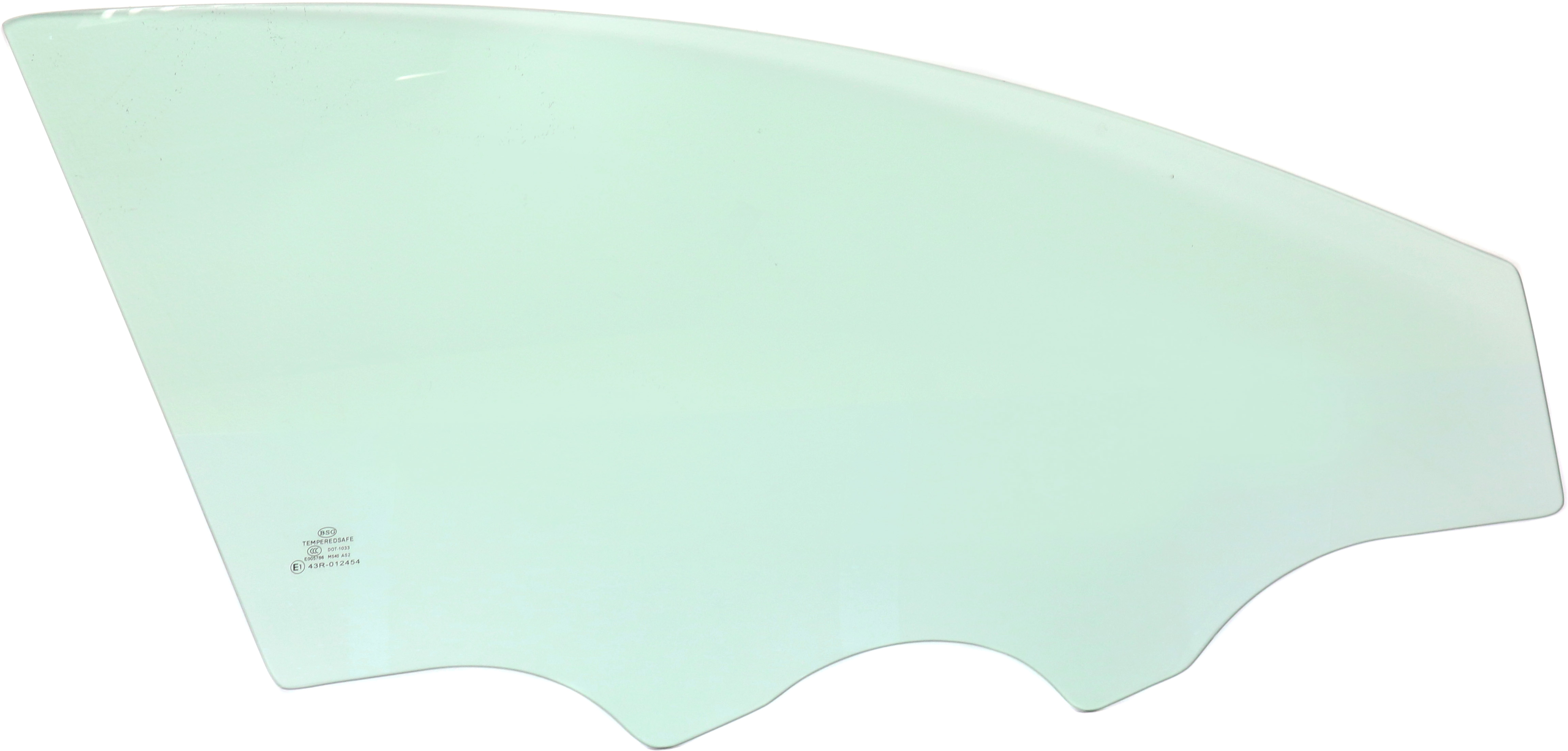 AM SONATA 11-15 FRONT DOOR GLASS RH Green Tint 11-14 Non Hybrid 11-15 Hybrid Models SKU REPH480145 OEM 824213S010 FD24681GTNN