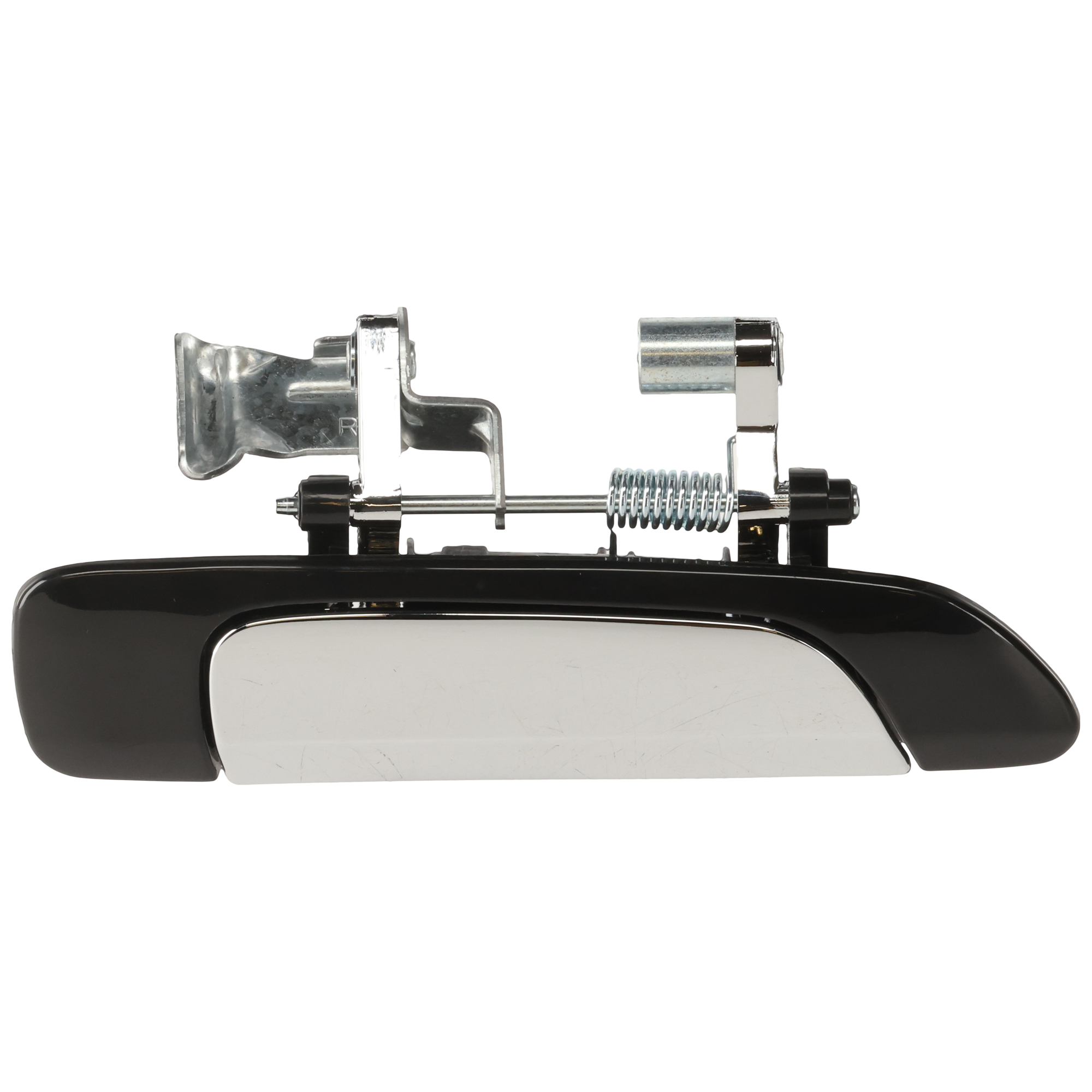 AM CIVIC 01-05 REAR EXTERIOR DOOR HANDLE RH Chrome Lever+Smooth Black Housing Sedan SKU REPH491363 OEM 72640S5DA11ZA