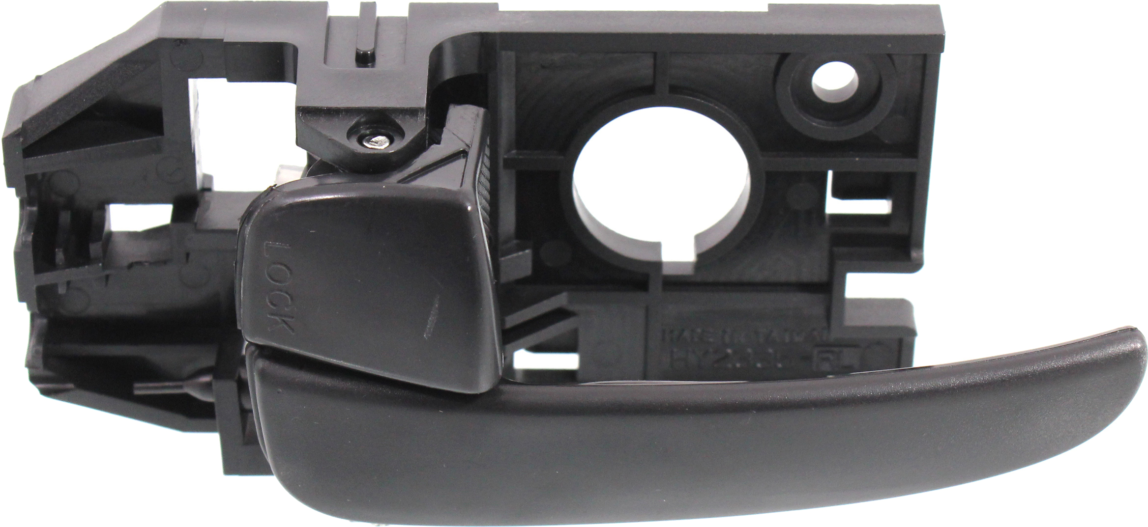 AM ELANTRA 01-06 REAR INTERIOR DOOR HANDLE LH Black SKU REPH491380 Partslink HY1552100 OEM 836102D000CA