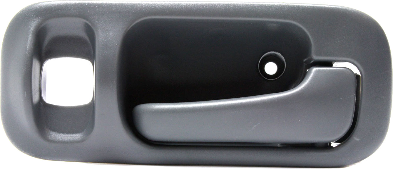 AM CR V 97-01 REAR INTERIOR DOOR HANDLE RH Gray Small Clip Plastic w Lock Hole SKU REPH491523 Partslink HO1553105 OEM 72624S10000ZA