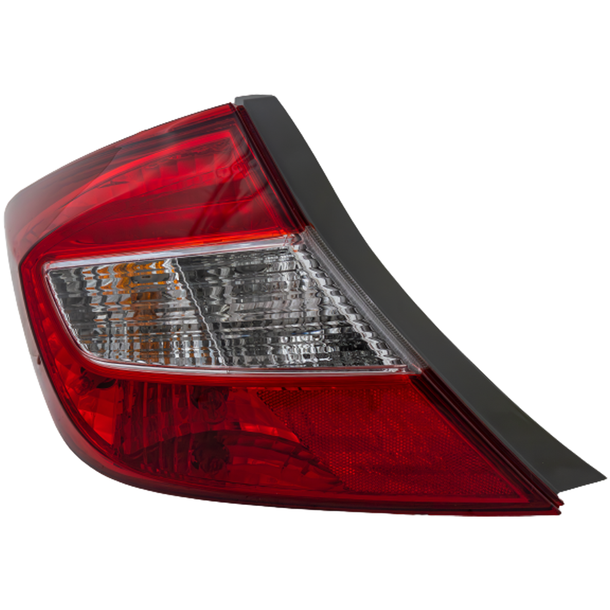 AM CIVIC 12-12 TAIL LAMP LH Assembly Sedan Exc. Hybrid Models CAPA SKU REPH730174Q Partslink HO2800180C OEM 33550TR0A01
