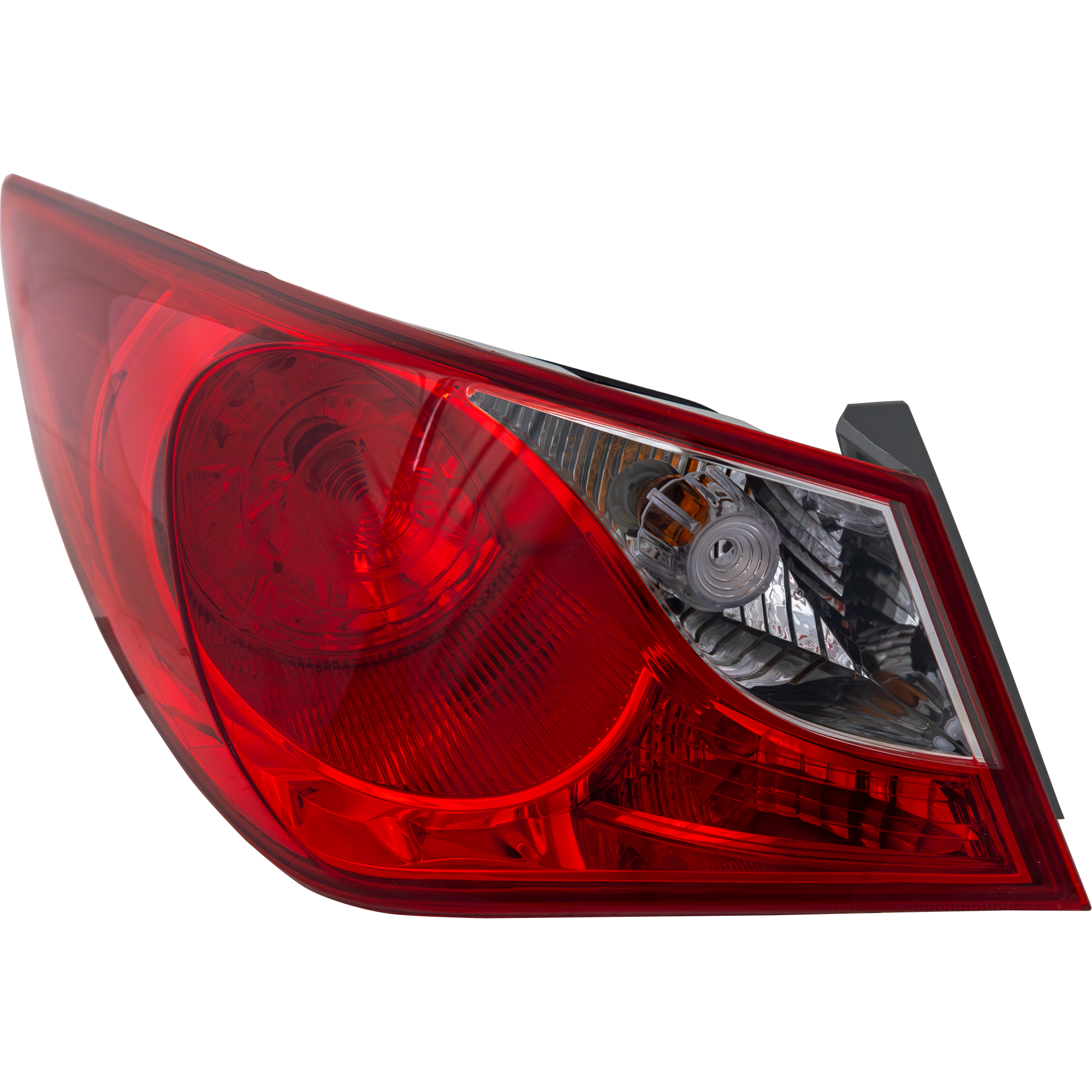 AM SONATA 11-14 TAIL LAMP LH Outer Assembly Bulb Type Exc. Hybrid Model CAPA SKU REPH730176Q Partslink HY2804116C OEM 924013Q000