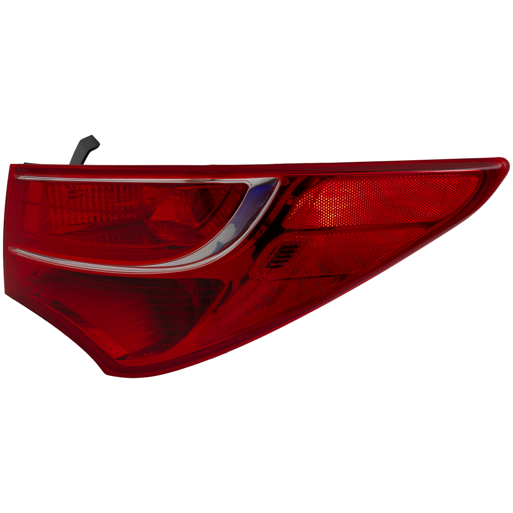 AM SANTA FE SPORT 13-16 TAIL LAMP RH Outer Assembly Halogen Bulb Type CAPA SKU REPH730313Q Partslink HY2805123C OEM 924024Z000