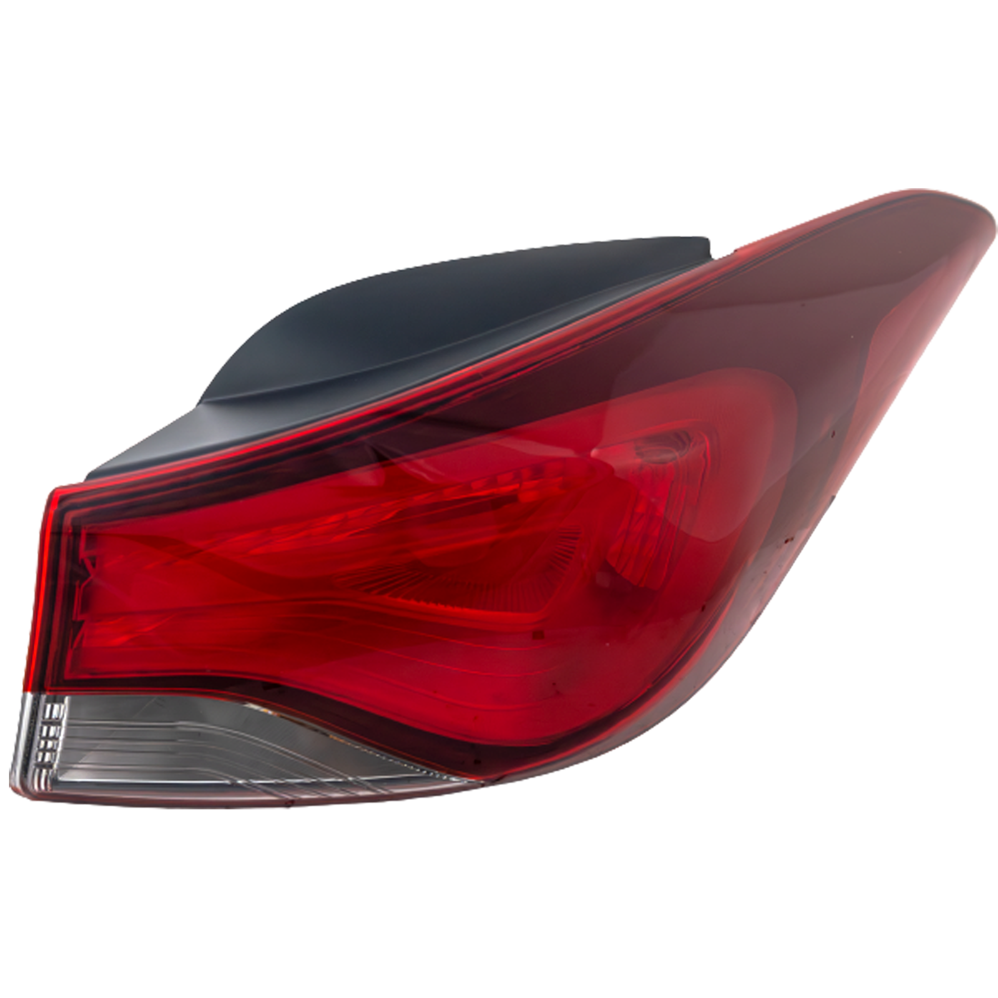 AM ELANTRA 14-16 TAIL LAMP RH Outer Assembly Halogen Sedan USA Built Vehicle SKU REPH730361 Partslink HY2805131 OEM 924023Y500