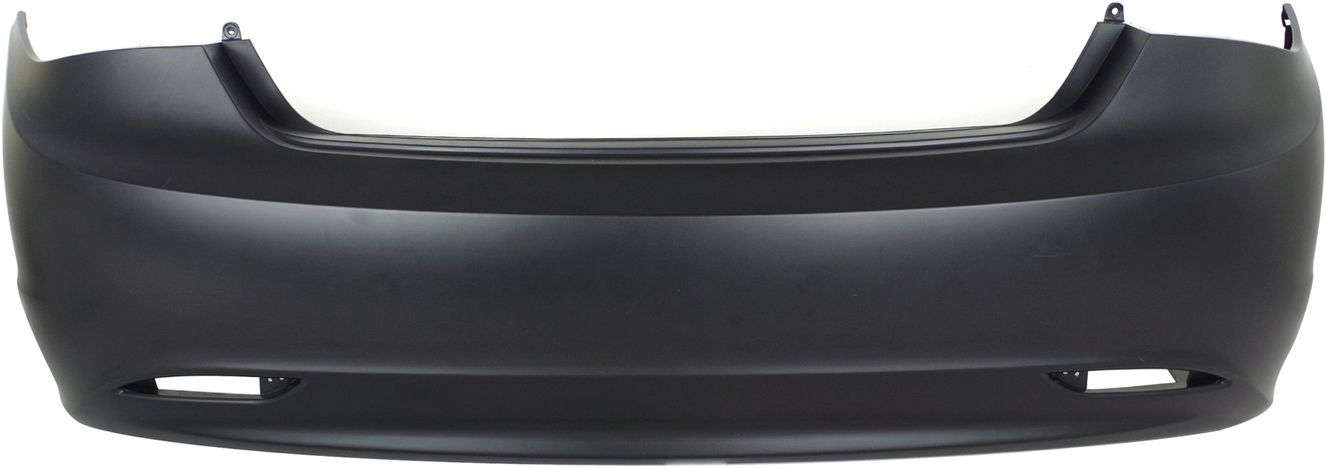 AM SONATA 11-13 REAR BUMPER COVER Primed w Single Exhaust Hole Exc. Hybrid Model SKU REPH760113P Partslink HY1100175 OEM 866103Q000