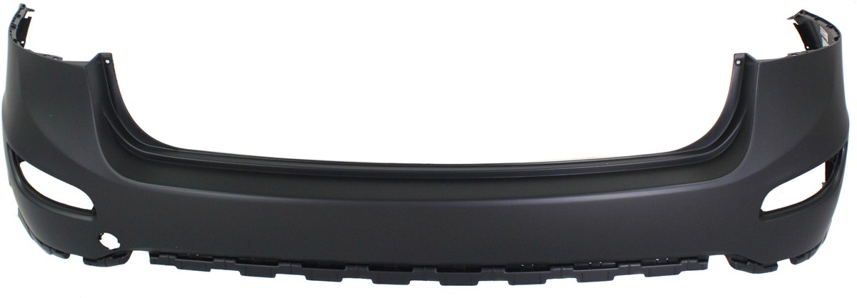 AM SANTA FE 10-12 REAR BUMPER COVER Primed CAPA SKU REPH760168PQ Partslink HY1100174C OEM 866110W700