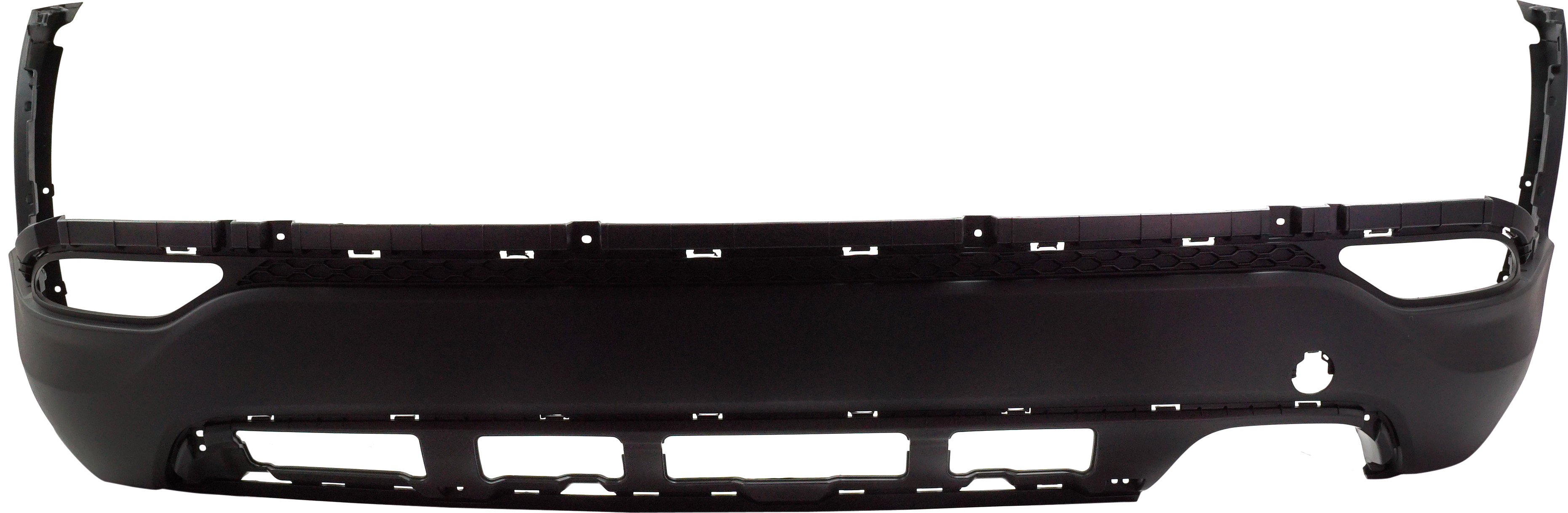 AM SANTA FE SPORT 13-16 REAR BUMPER COVER Lower Txtd w o Parking Aid Snsr Holes and BSD SKU REPH760179 Partslink HY1115102 OEM 866124Z000