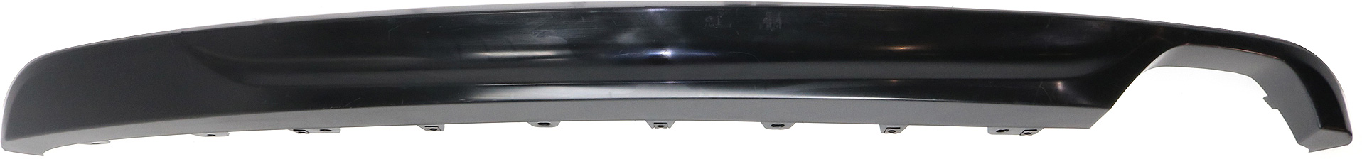 AM SONATA 15-17 REAR LOWER VALANCE Lower Bumper Cover Primed w Single Exhaust Hole Exc. Hybrid Model CAPA SKU REPH760198Q Partslink HY1195106C OEM 86612C2000