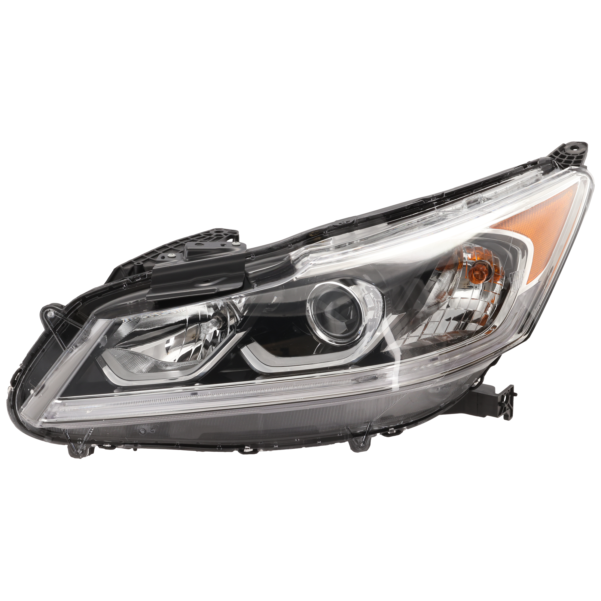 AM ACCORD 16-17 HEAD LAMP LH Assembly Halogen LX Model SKU REPHD100102 Partslink HO2502168 OEM 33150T2AA61