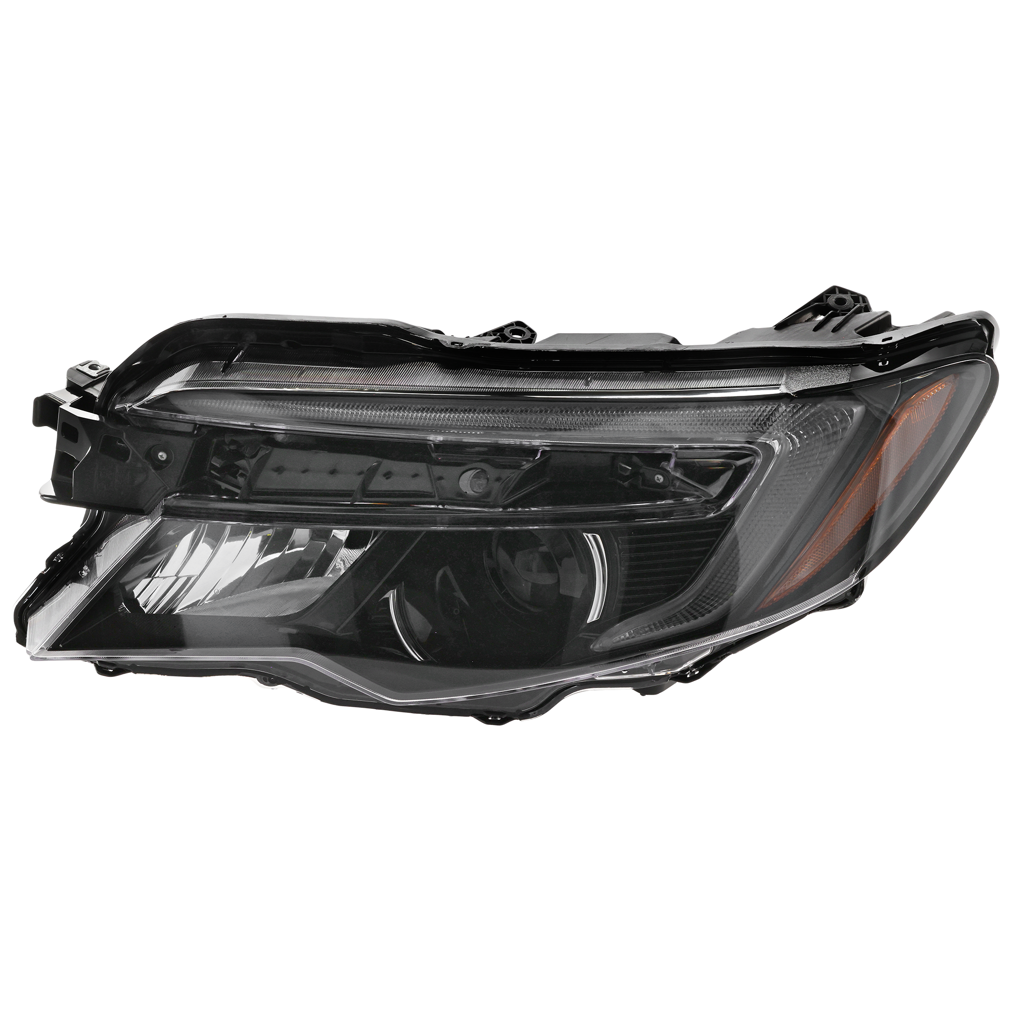 AM PILOT 16-22 RIDGELINE 17-20 HEAD LAMP LH Assembly LED Halogen High Beam Pilot w Auto Dimming CAPA SKU REPHD100108Q Partslink HO2502172C OEM 33150TG7A21