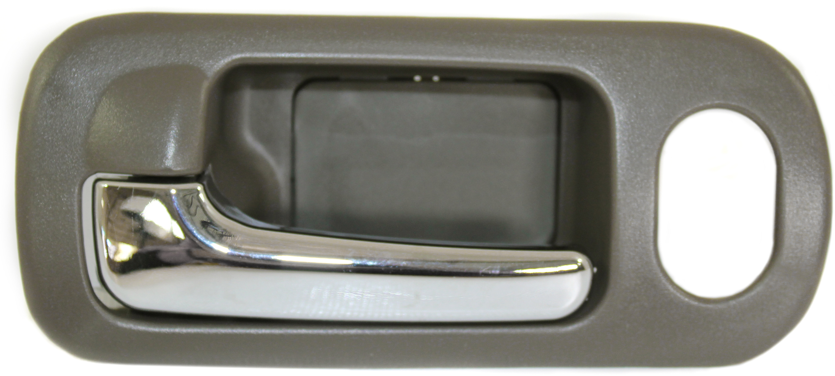 AM CIVIC 01-05 FRONT INTERIOR DOOR HANDLE LH Chrome Brown Taupe Sedan EX LX Models SKU REPHD462126 OEM 72161S5AA21ZB