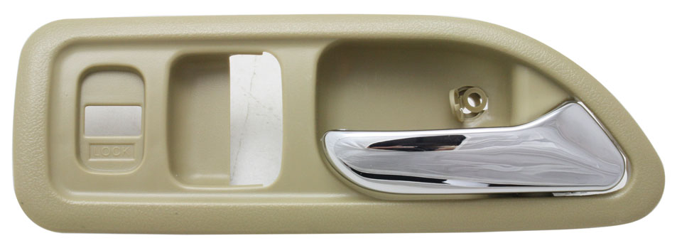 AM ACCORD 94-97 FRONT INTERIOR DOOR HANDLE RH Chrome Biege USA Built Coupe EX EX R LX SE models SKU REPHD462133 OEM 72126SV2003
