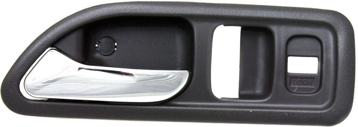 AM ACCORD 94-97 FRONT INTERIOR DOOR HANDLE LH Chrome Gray USA Built Coupe EX EX R LX SE models SKU REPHD462136 Partslink HO1352115 OEM 72166SV2003ZB